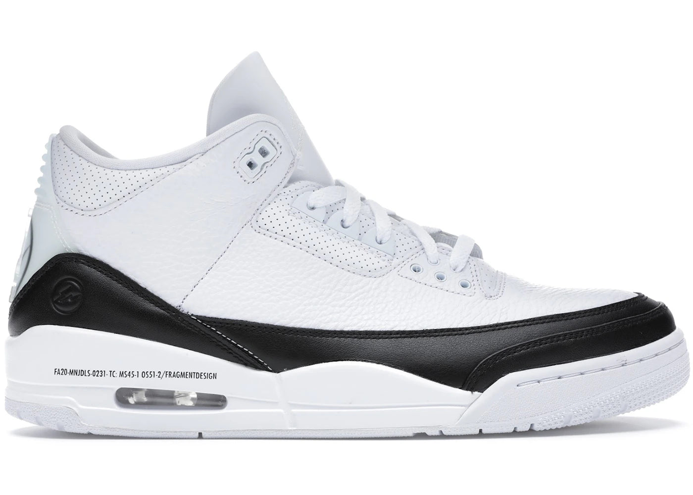 Jordan 3 Retro Fragment (Yellowing)