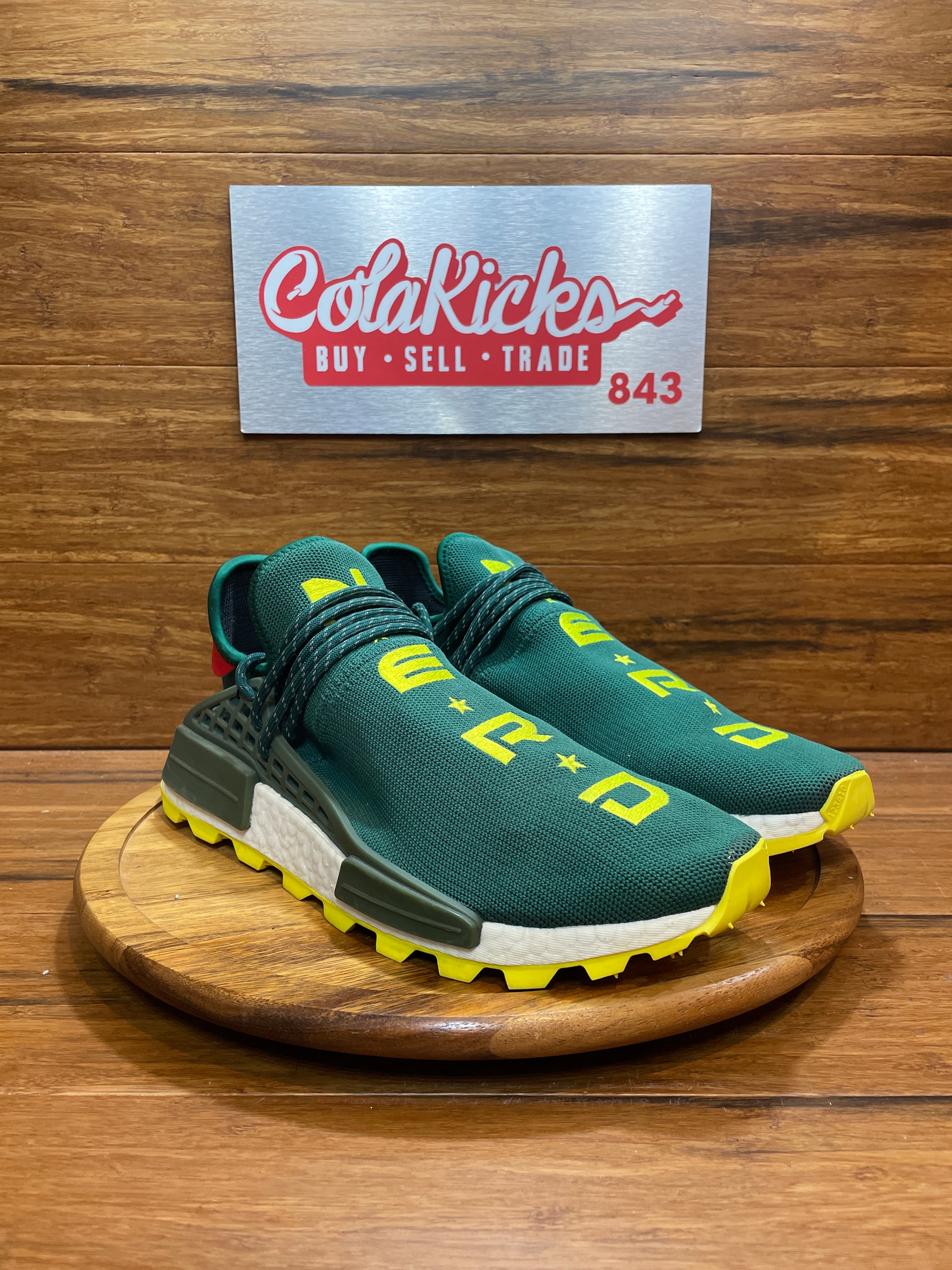 adidas NMD Hu Pharrell NERD Green Yellow