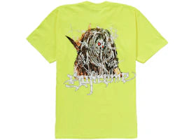 Supreme Satan Tee Fluorescent Yellow