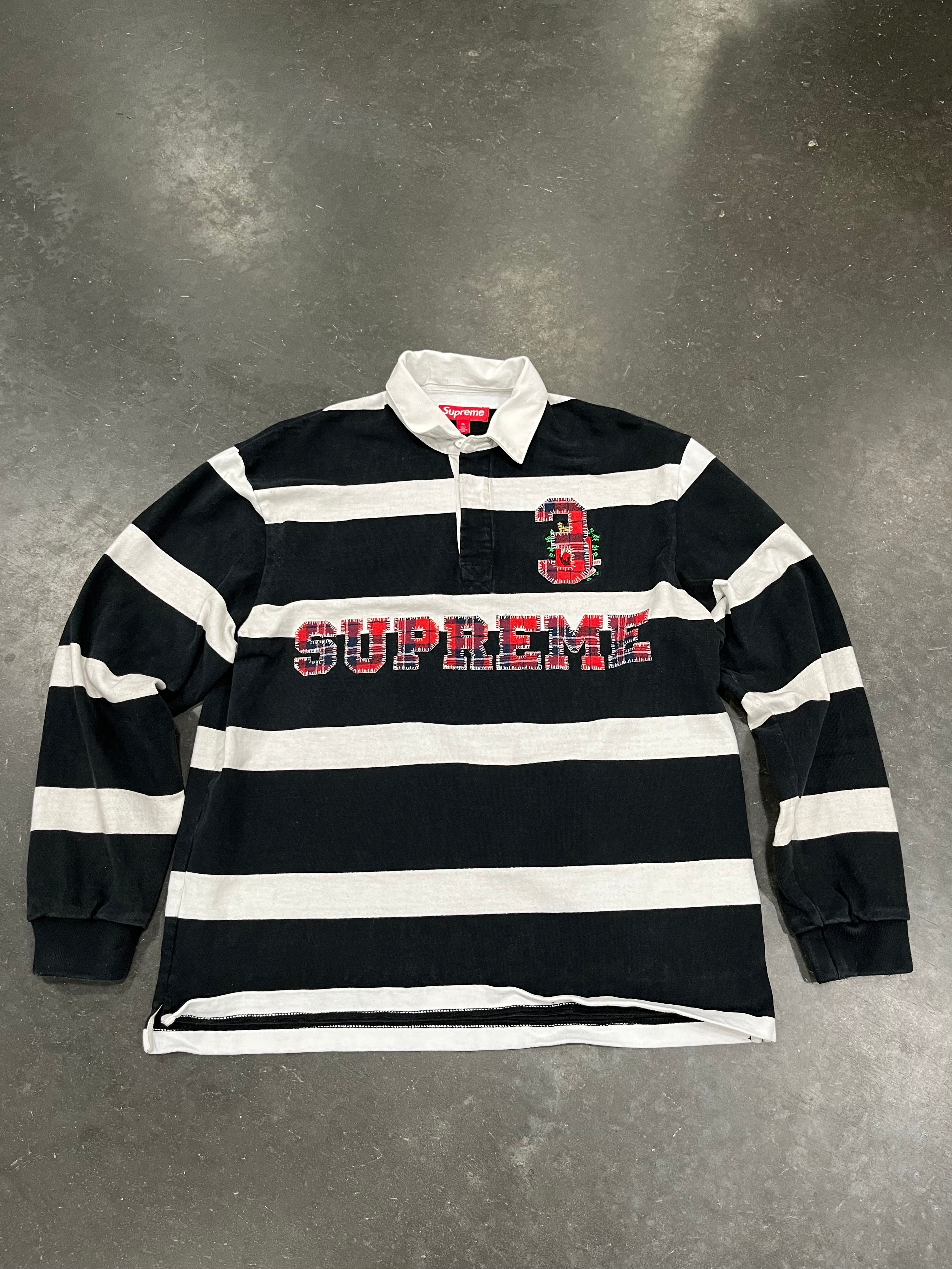 Supreme Stripe Rugby (FW25) Black