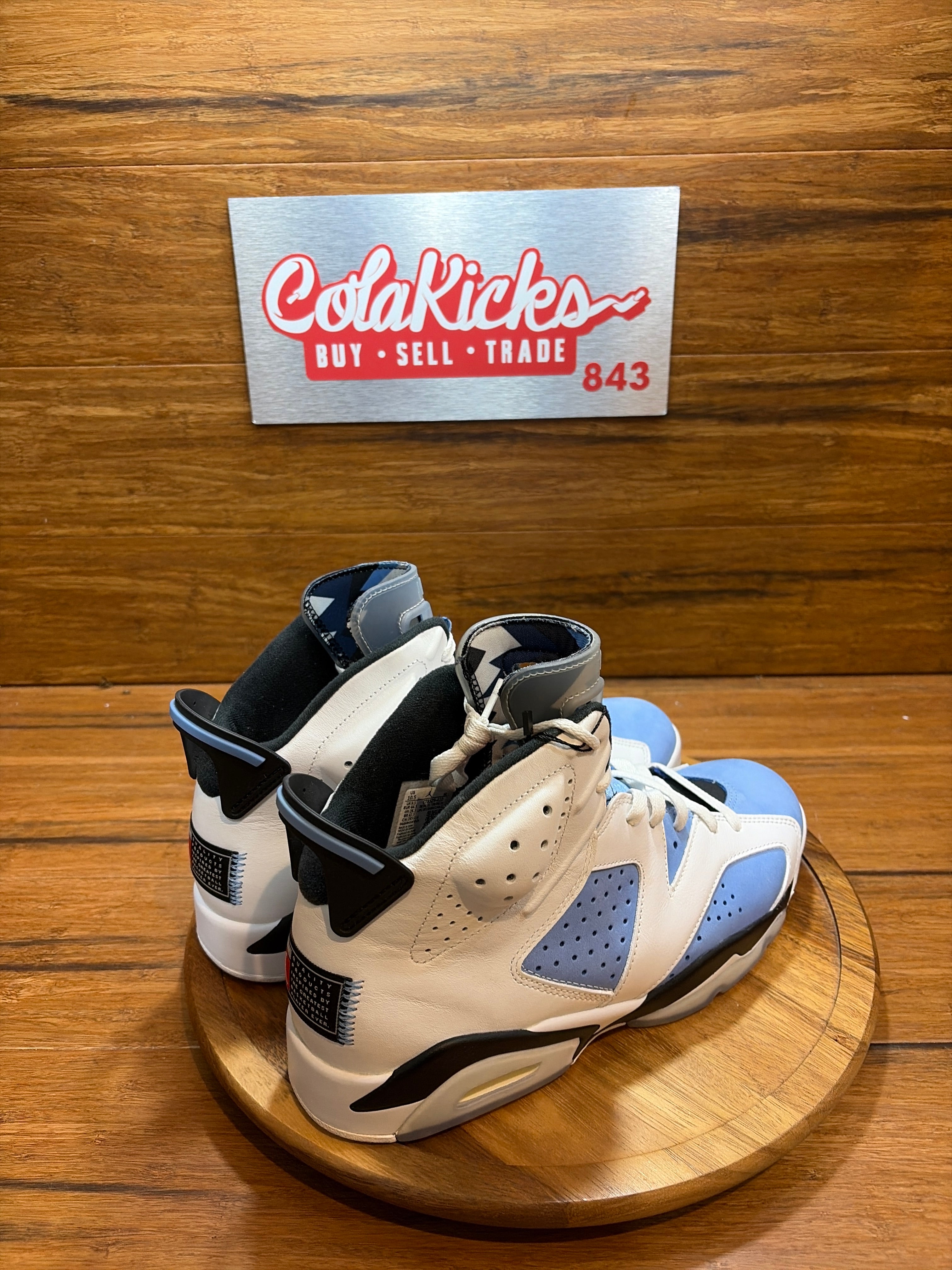 Jordan 6 Retro UNC White