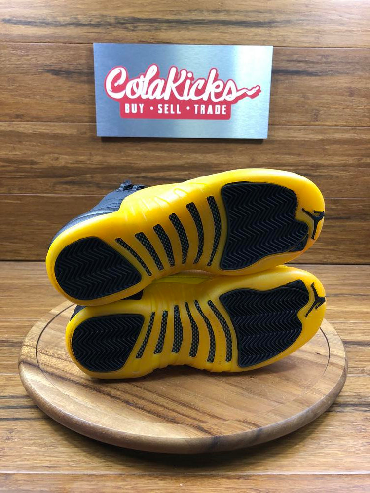 Jordan 12 Retro Black University Gold (GS)