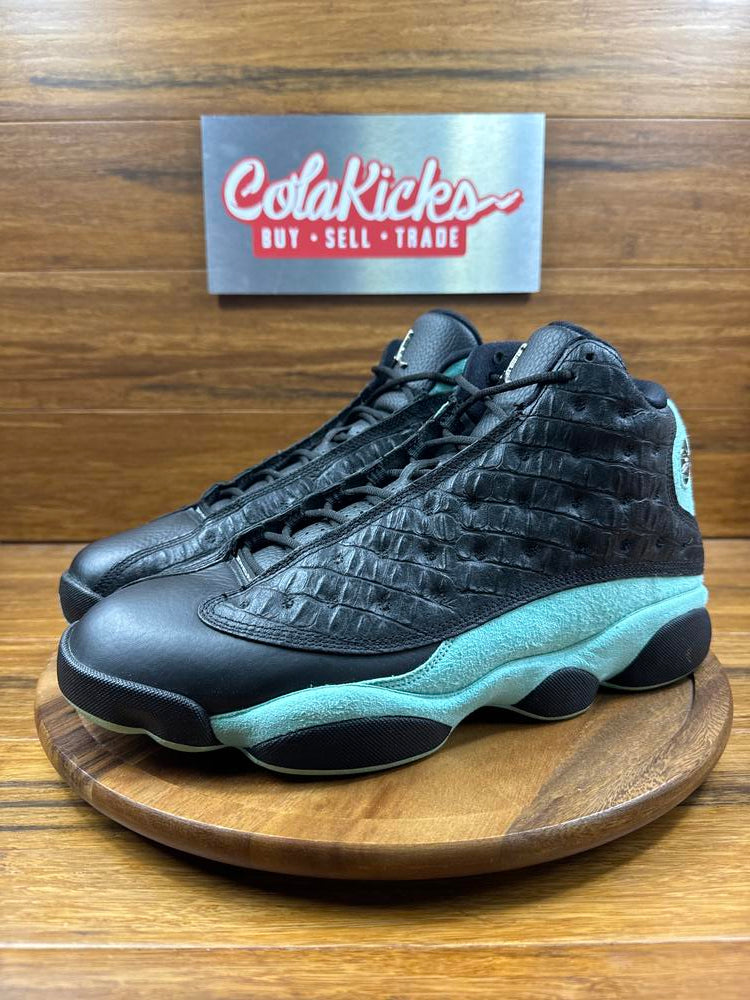 Jordan 13 Retro Black Island Green