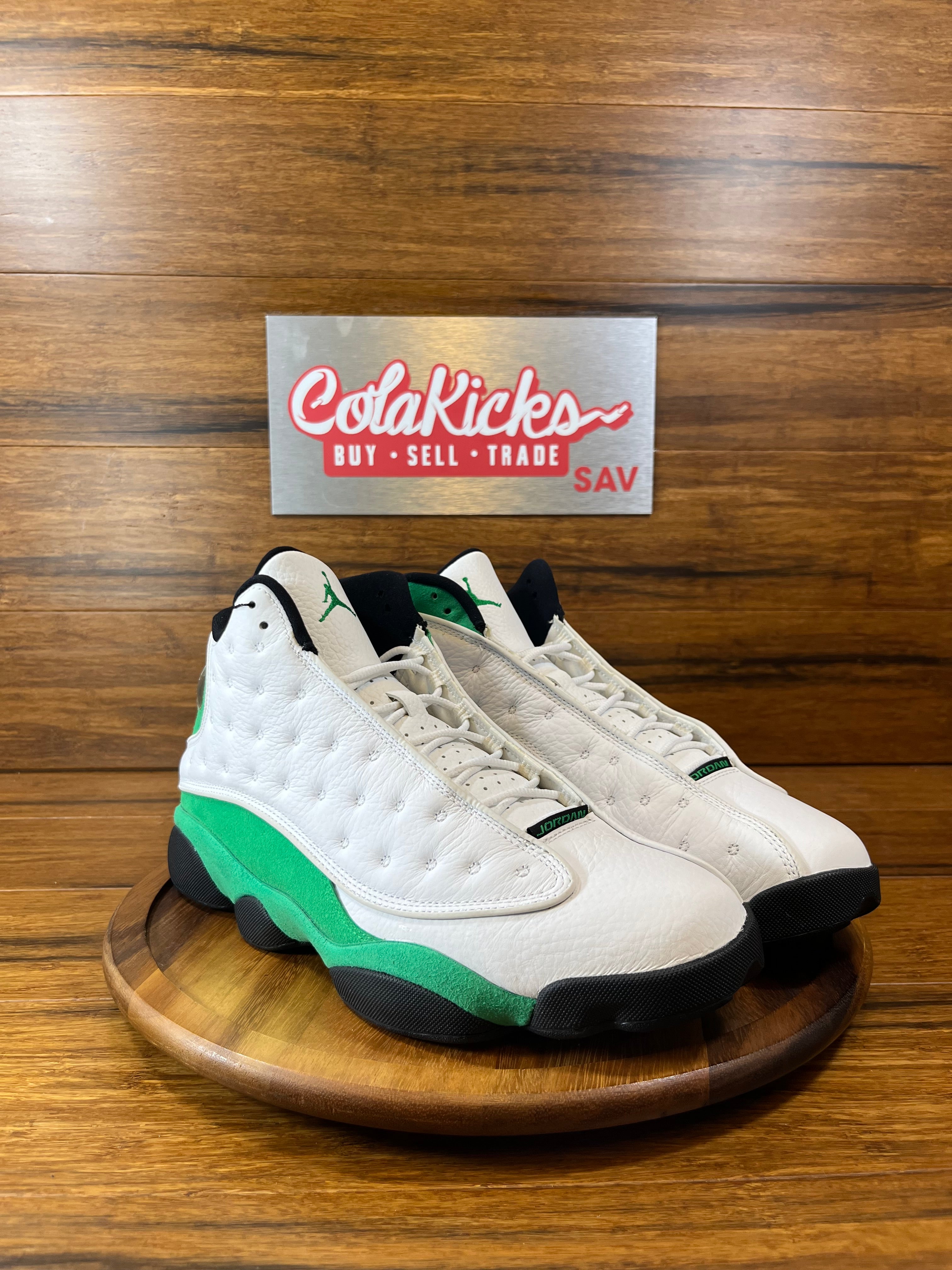 Jordan 13 Retro White Lucky Green