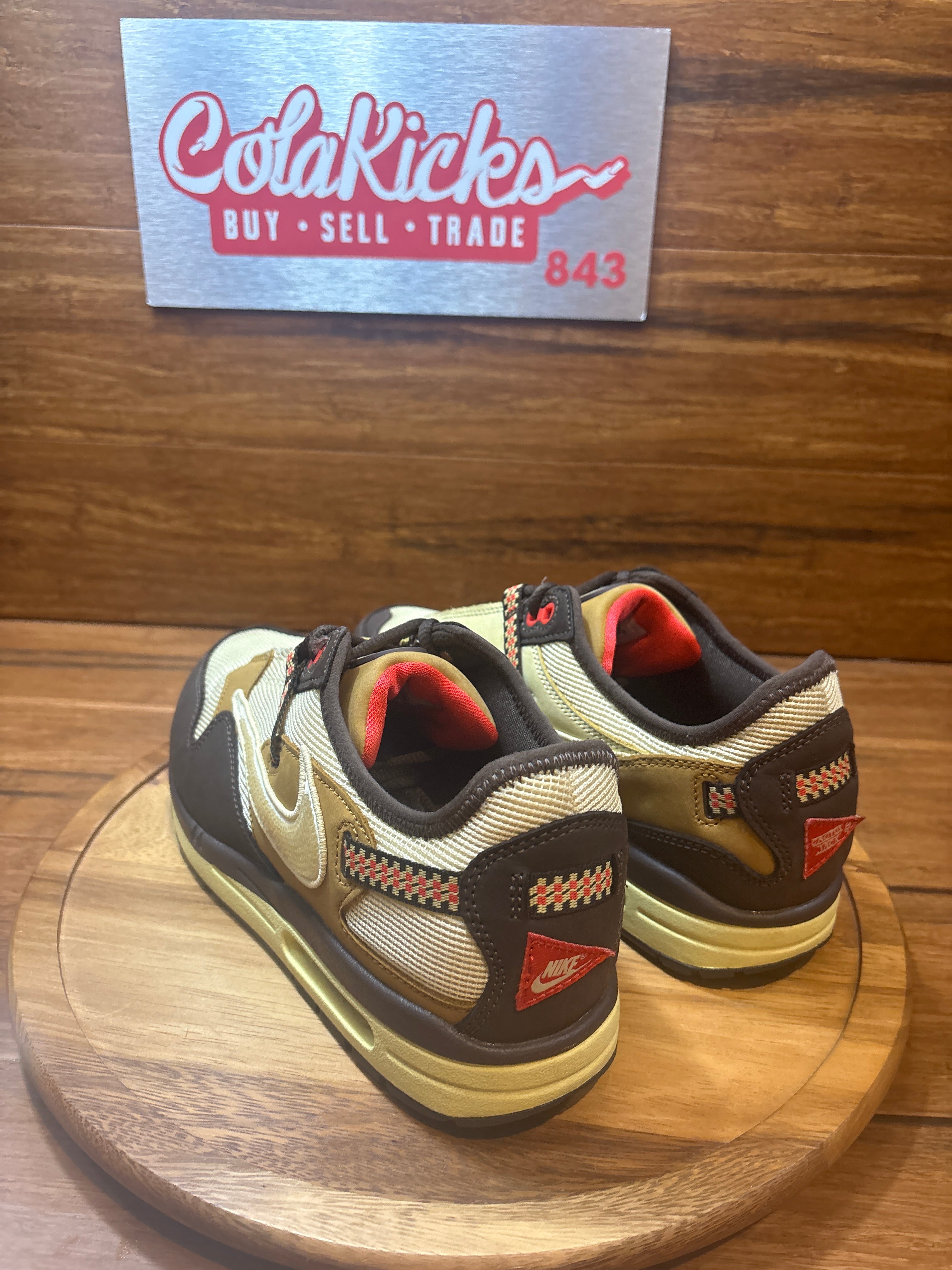 Nike Air Max 1 Travis Scott Cactus Jack Baroque Brown