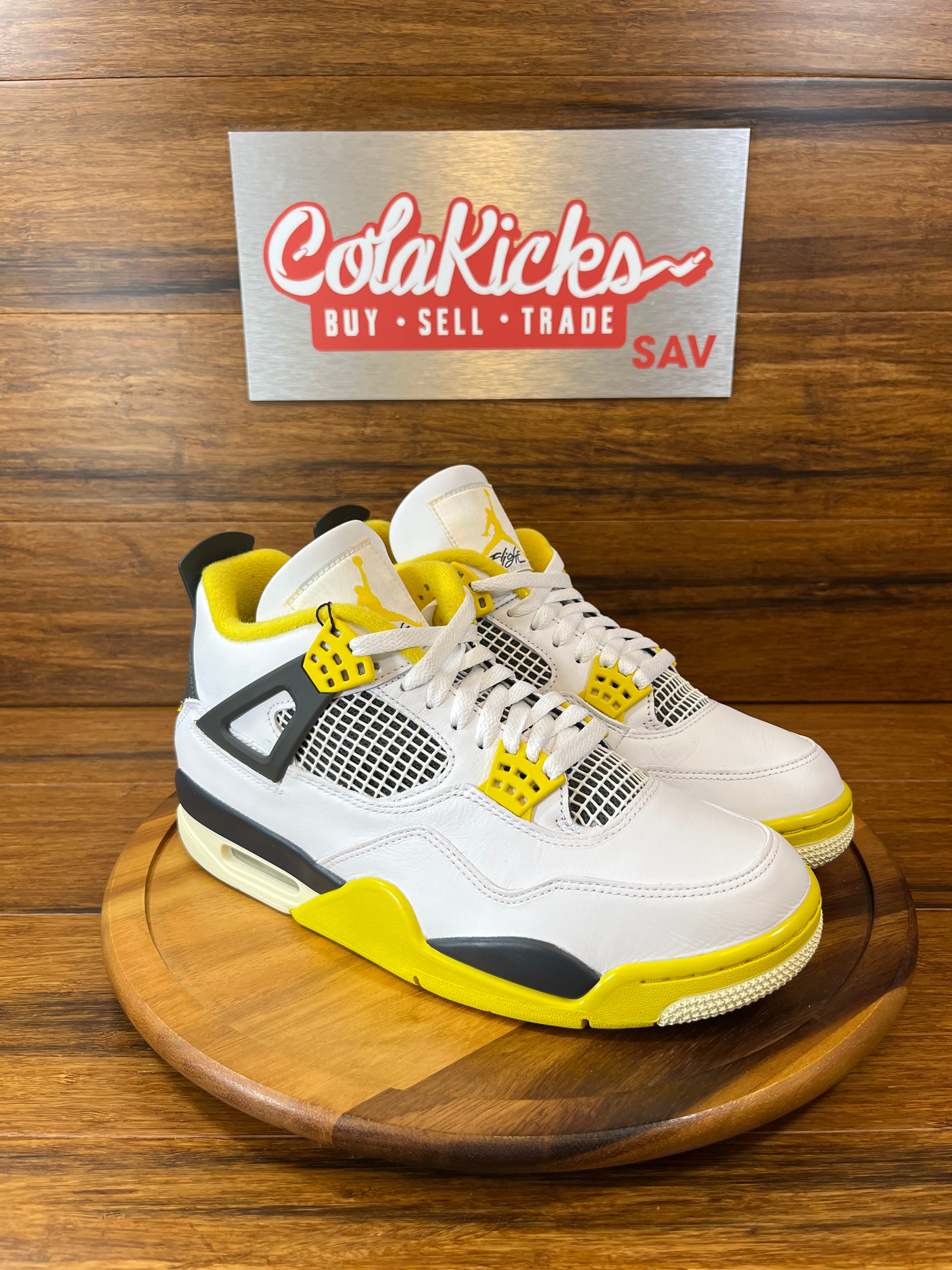 Jordan 4 Retro Vivid Sulfur (Women's)