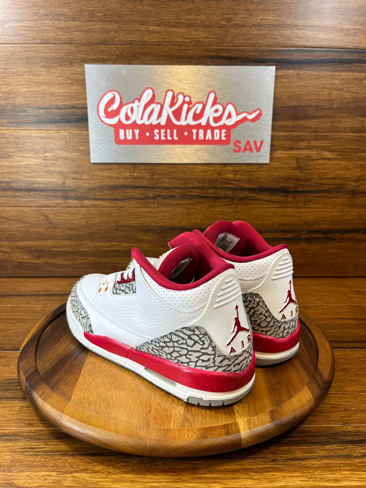 Jordan 3 Retro Cardinal (GS)
