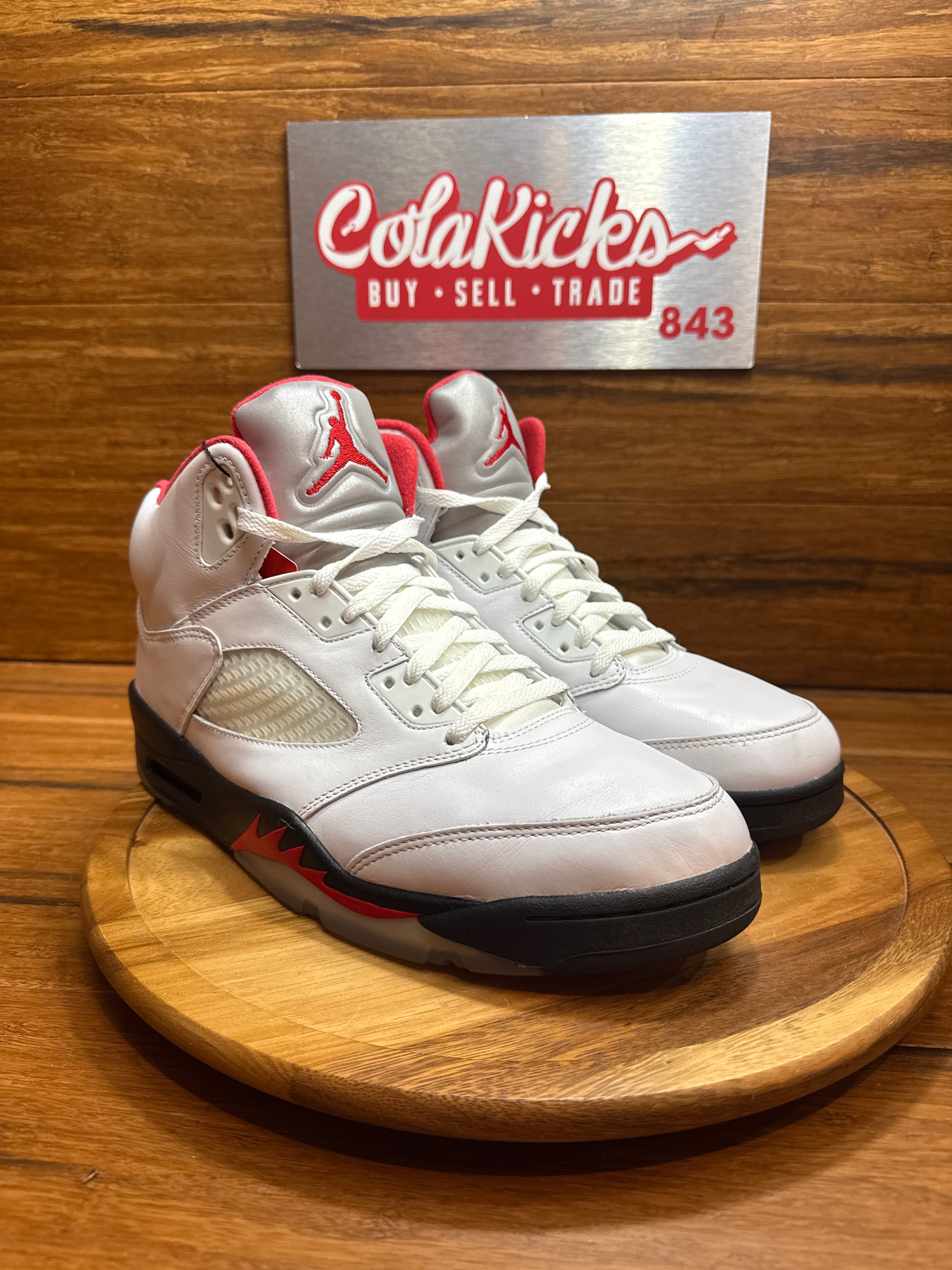 Jordan 5 Retro Fire Red Silver Tongue (2020)