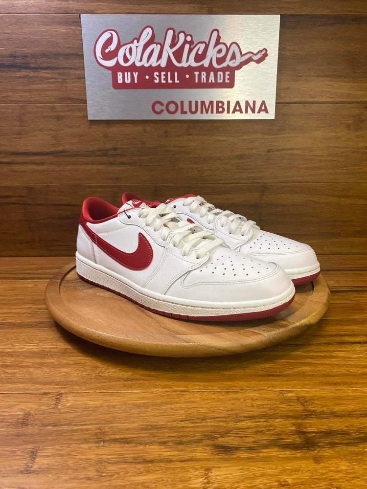 Jordan 1 Retro Low White Varsity Red