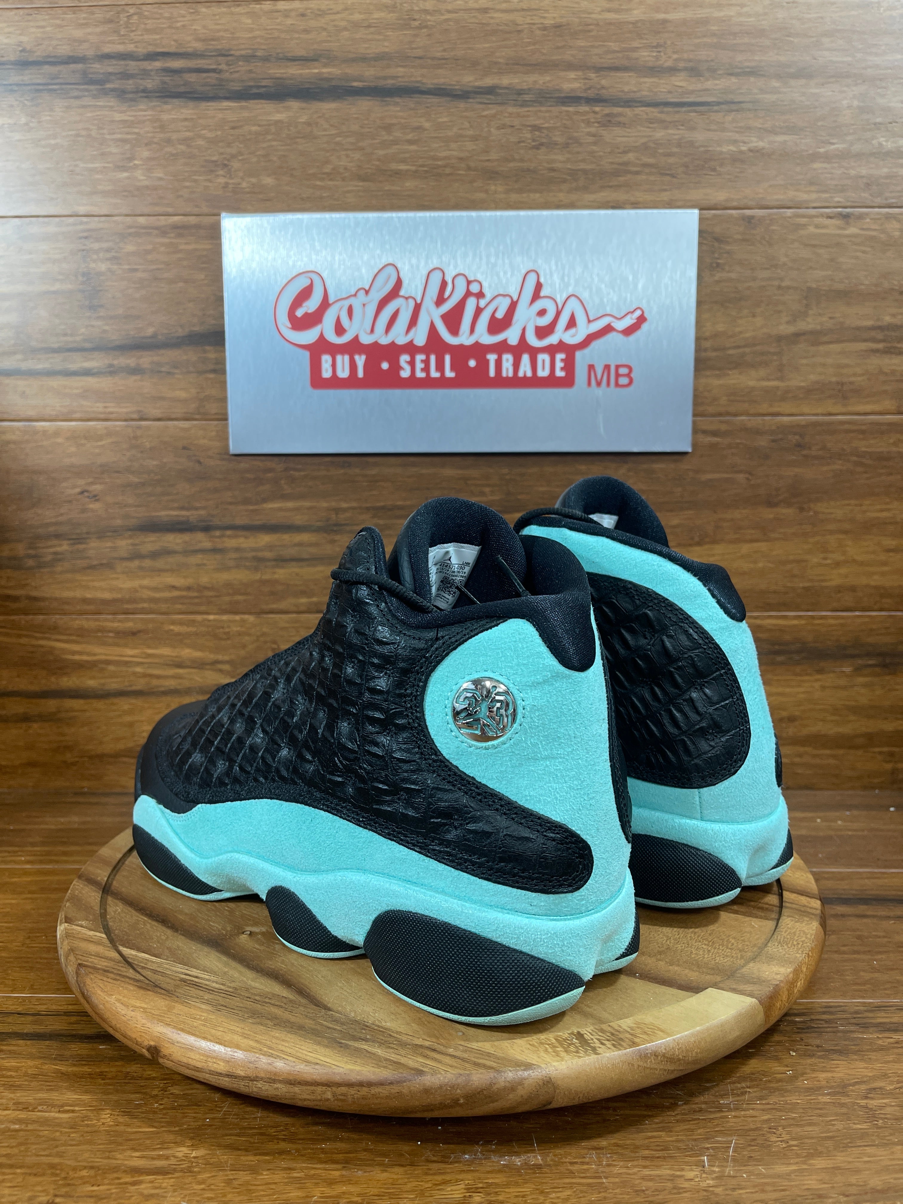 Jordan 13 Retro Black Island Green