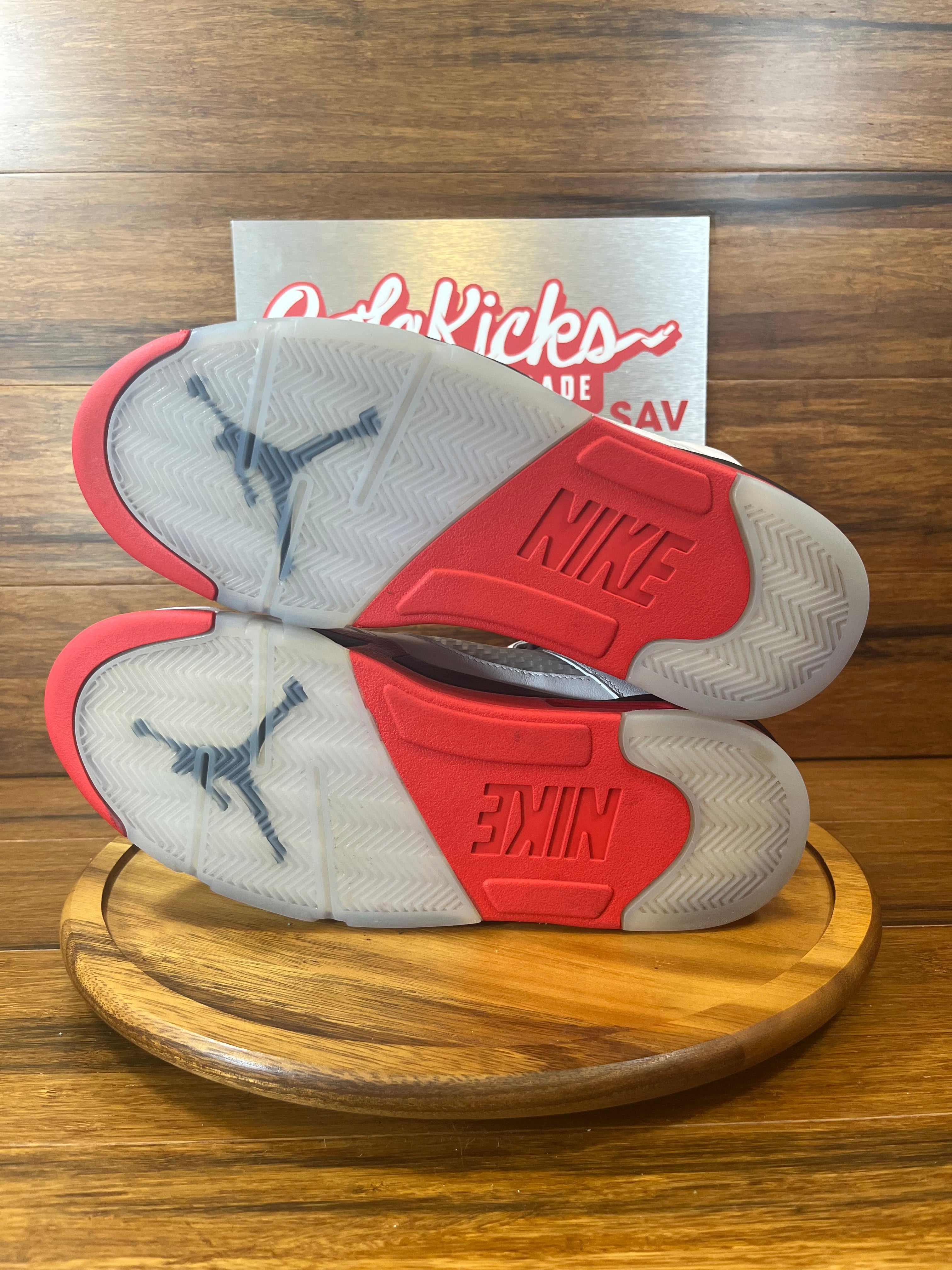 Jordan 5 Retro Fire Red Black Tongue (2025)