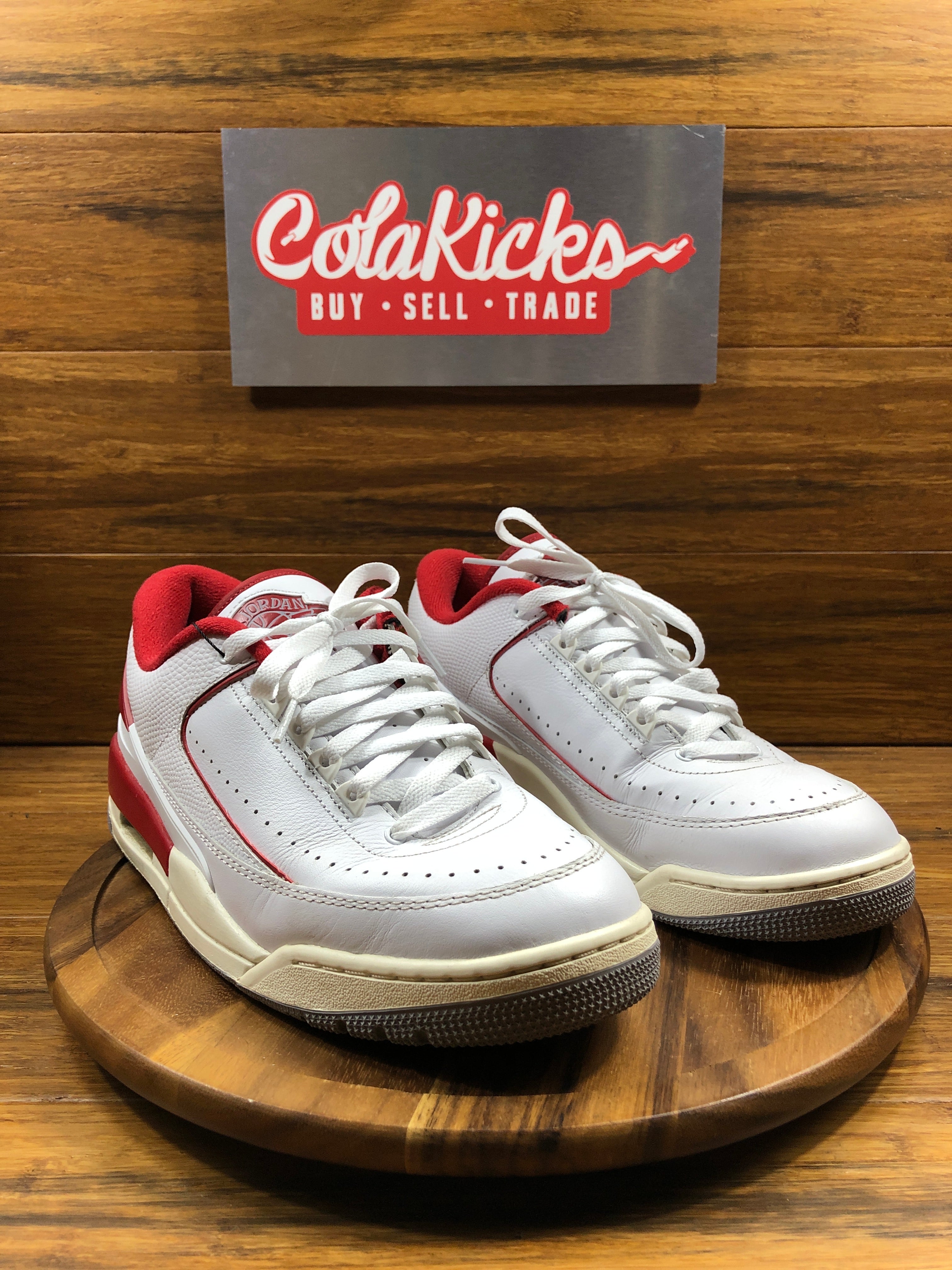 Jordan 2/3 White Varsity Red