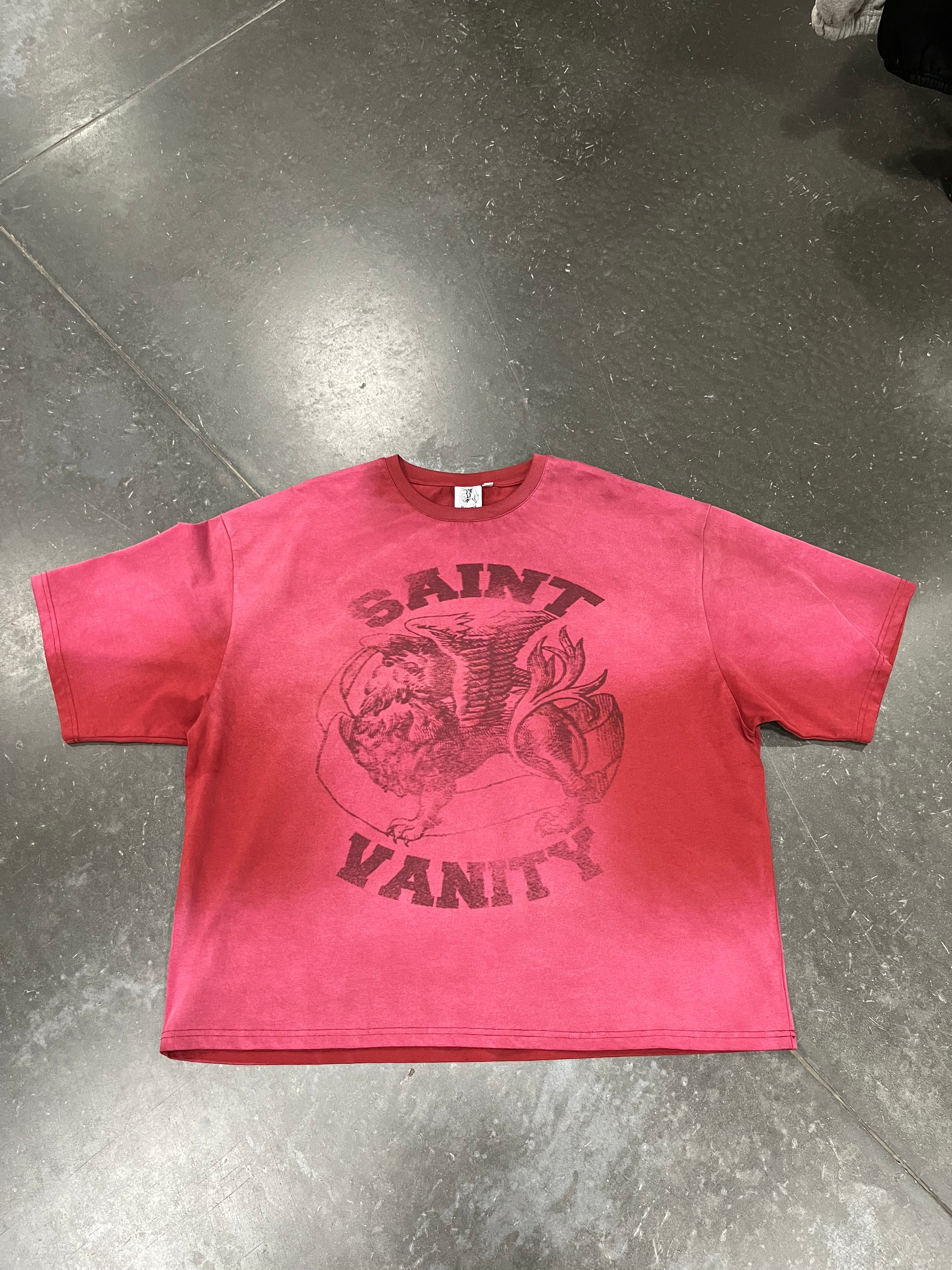 Saint Vanity Griffin Red Tee