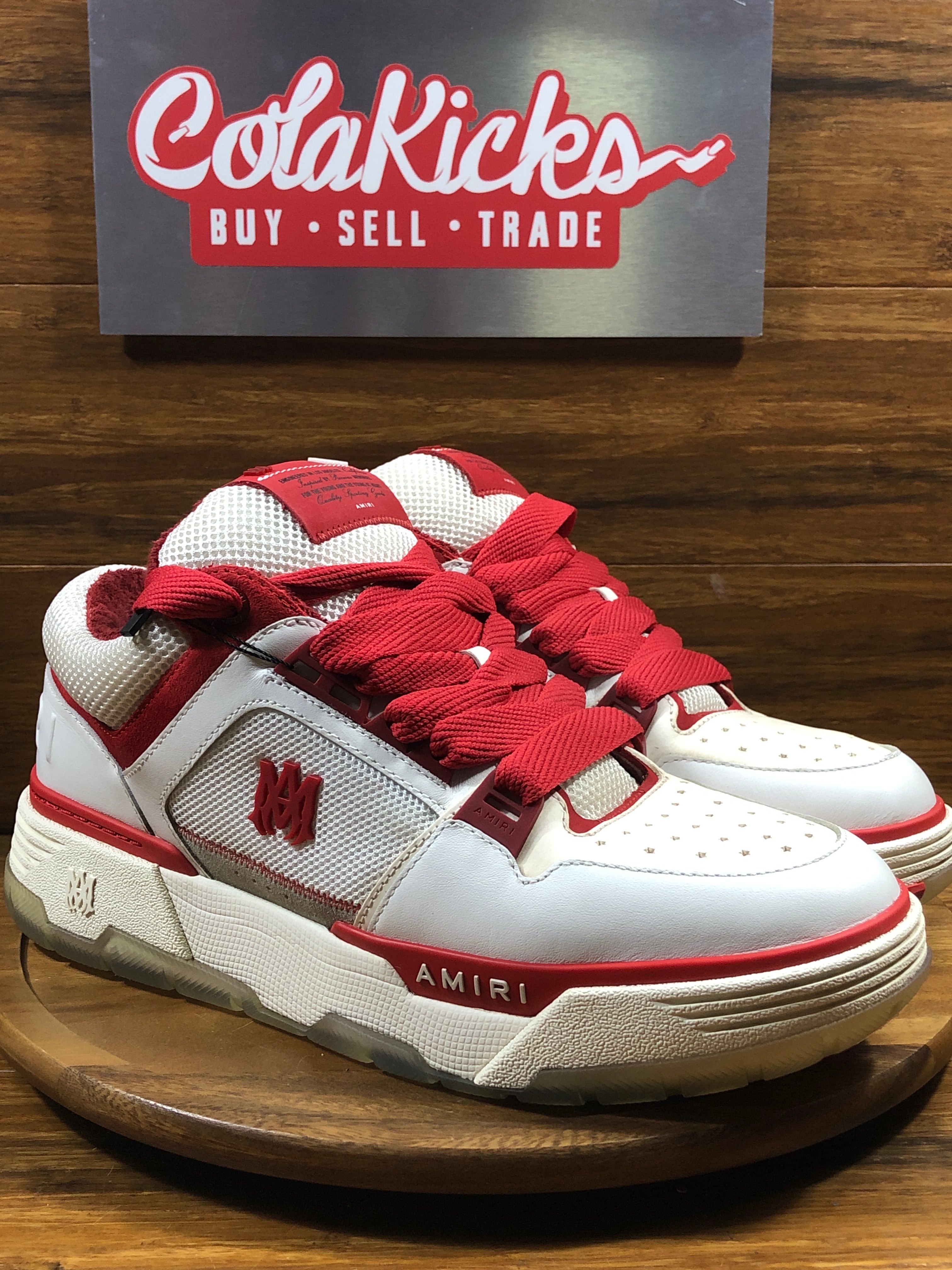 Amiri MA-1 White Red