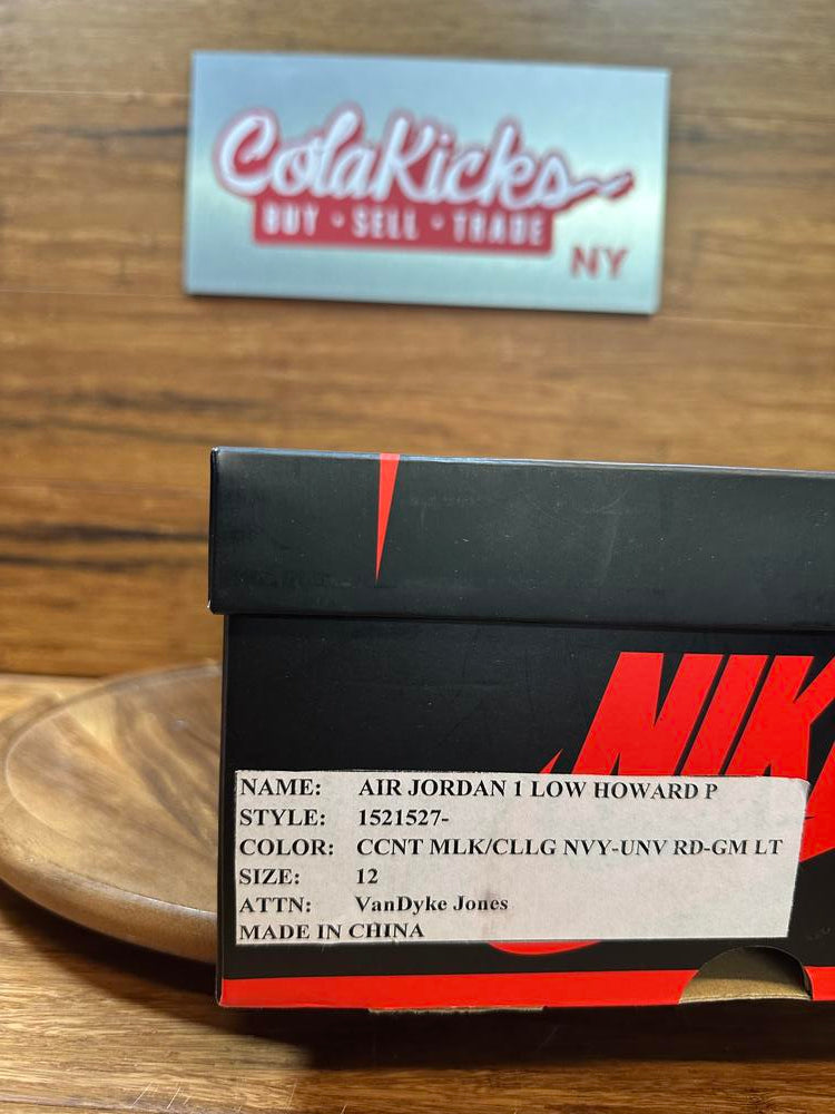 Jordan 1 Low Howard University PE