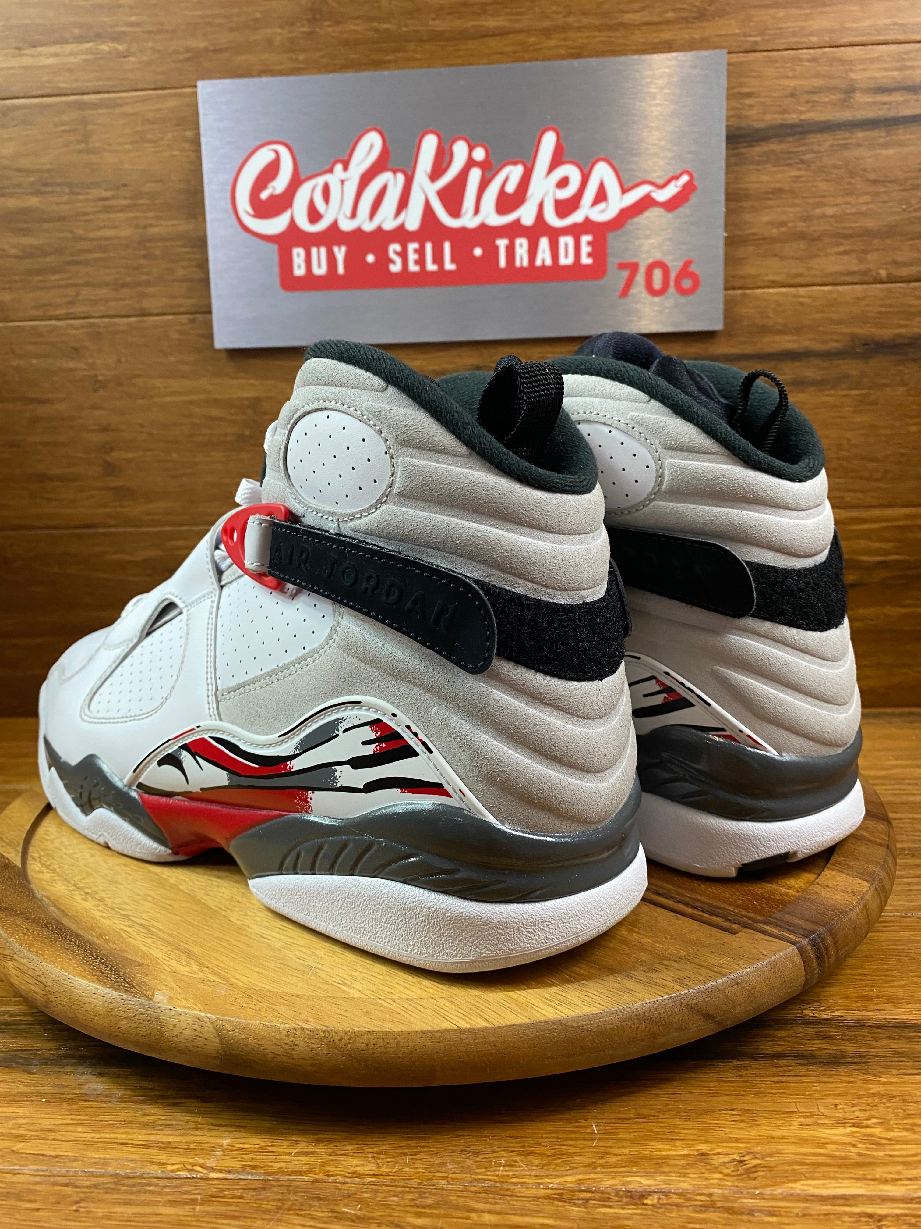 Jordan 8 Retro White True Red (2025)
