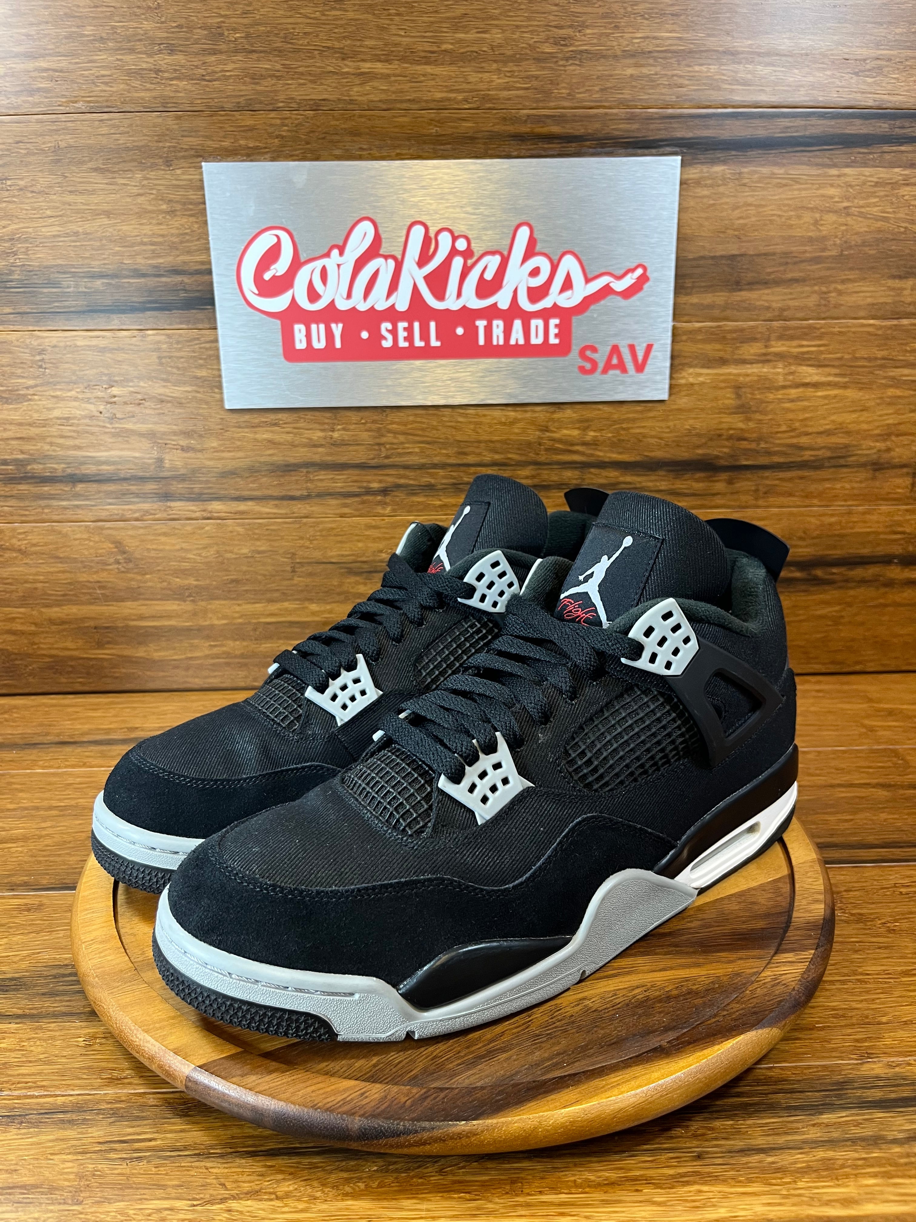 Jordan 4 Retro SE Black Canvas