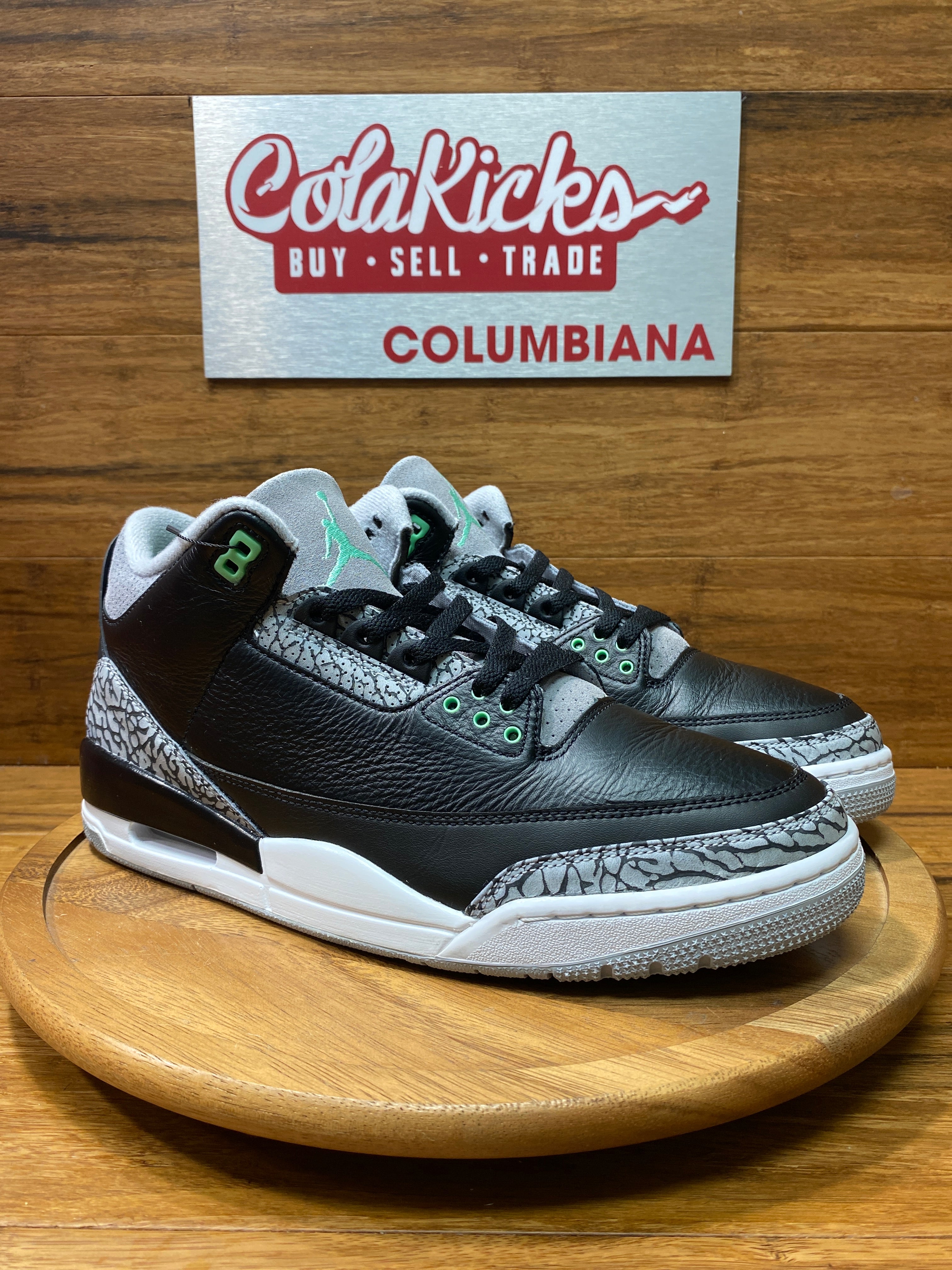 Jordan 3 Retro Green Glow