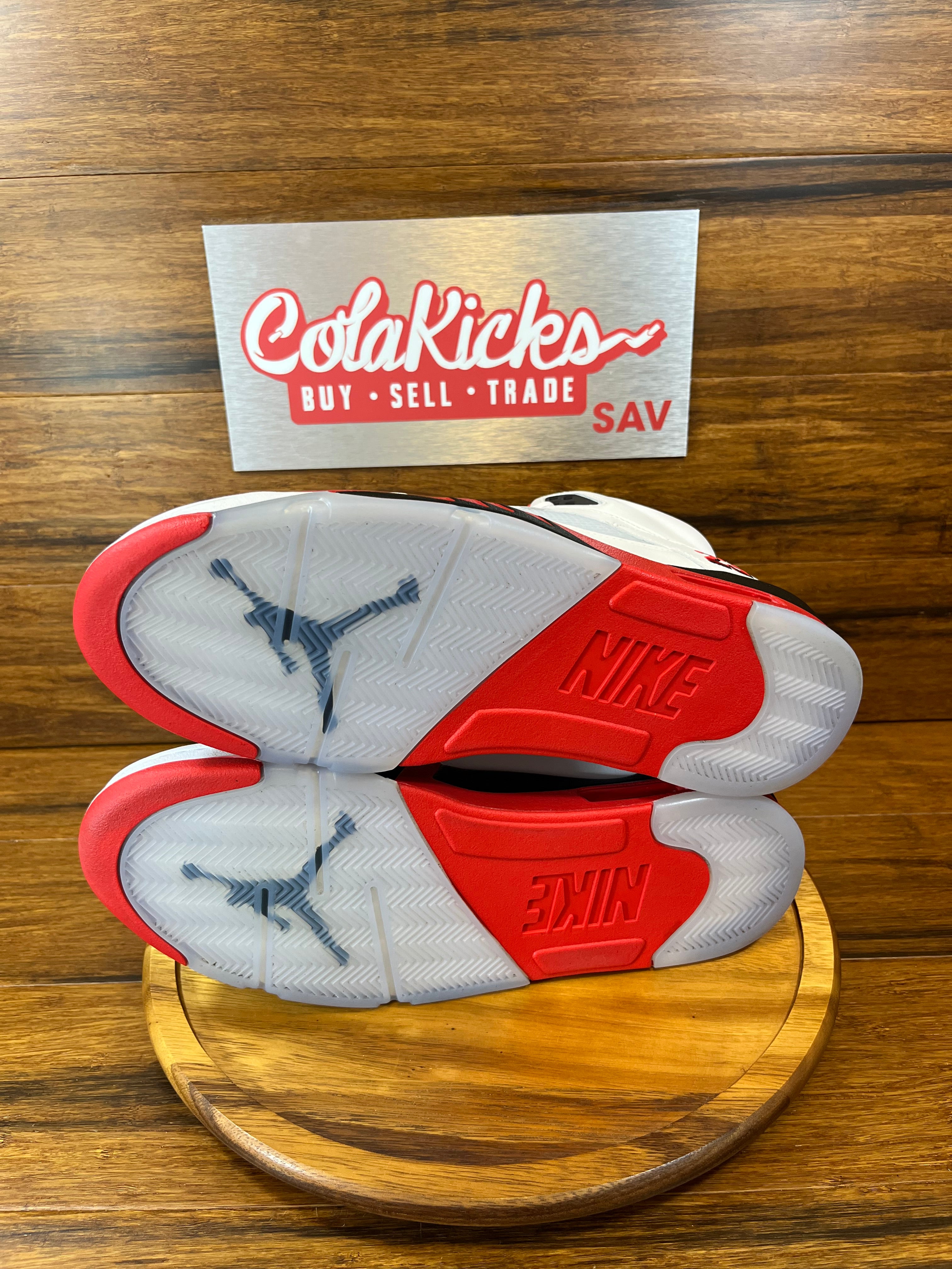 Jordan 5 Retro Fire Red Black Tongue (2025)