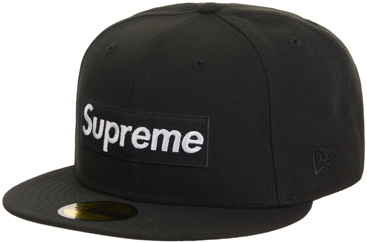 Supreme Sharpie Box Logo New Era Fitted Cap Black