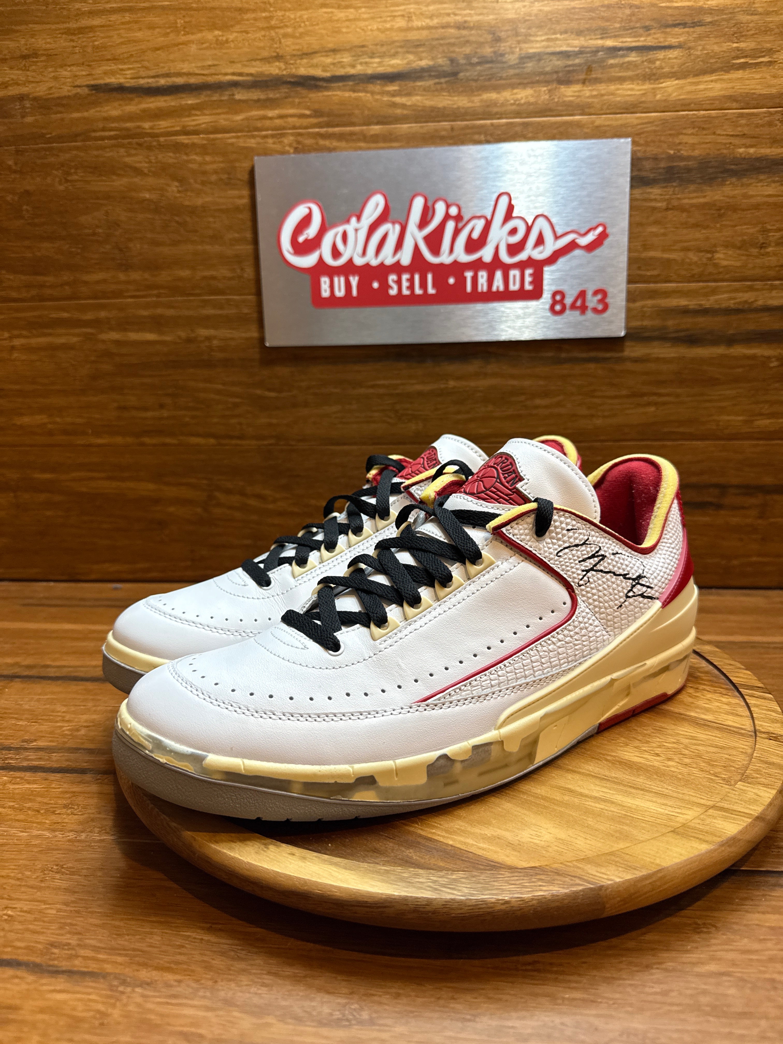 Jordan 2 Retro Low SP Off-White White Red