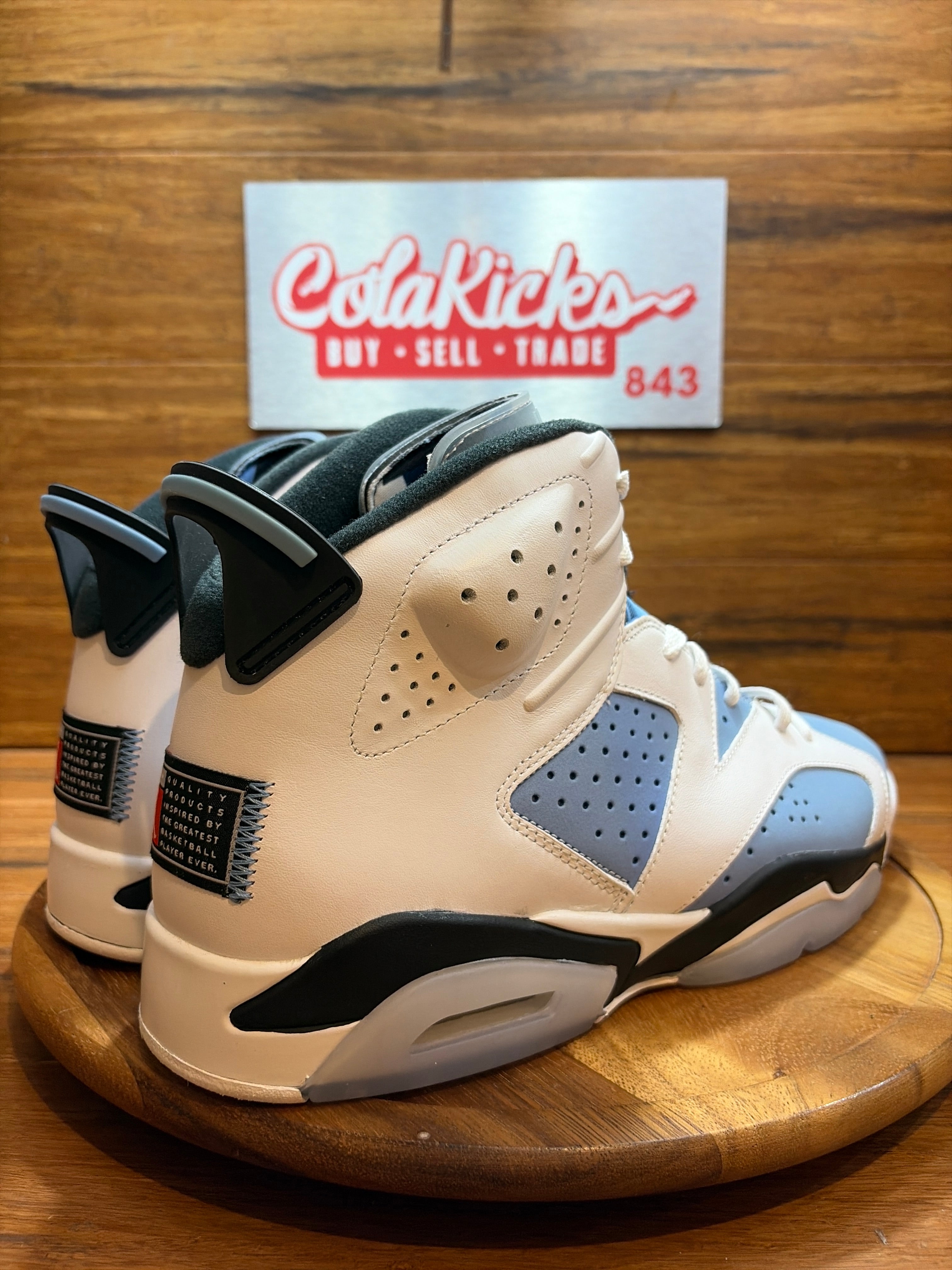 Jordan 6 Retro UNC White