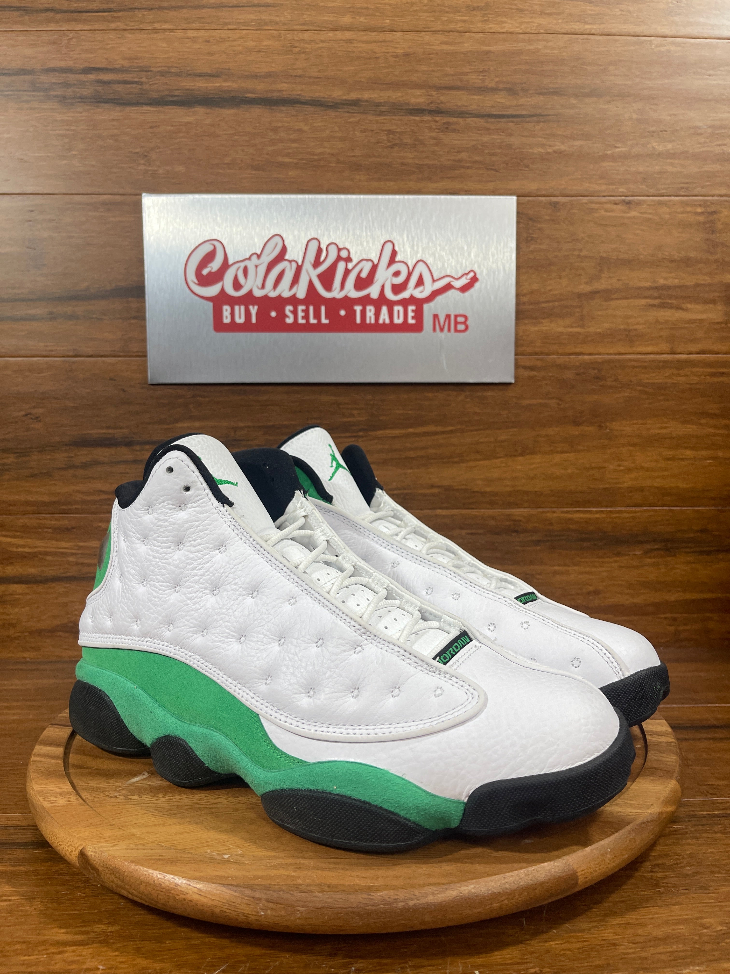 Jordan 13 Retro White Lucky Green