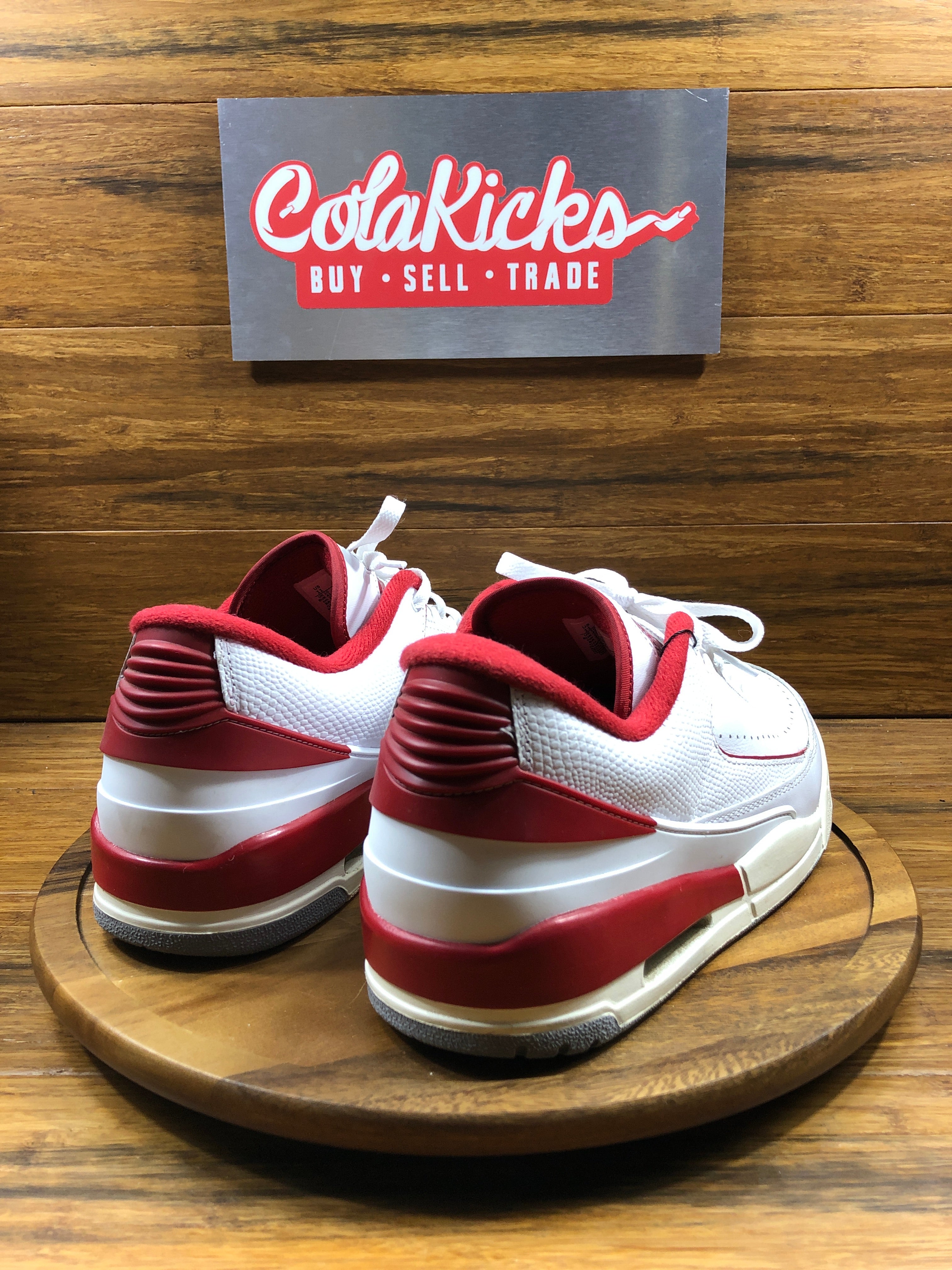 Jordan 2/3 White Varsity Red