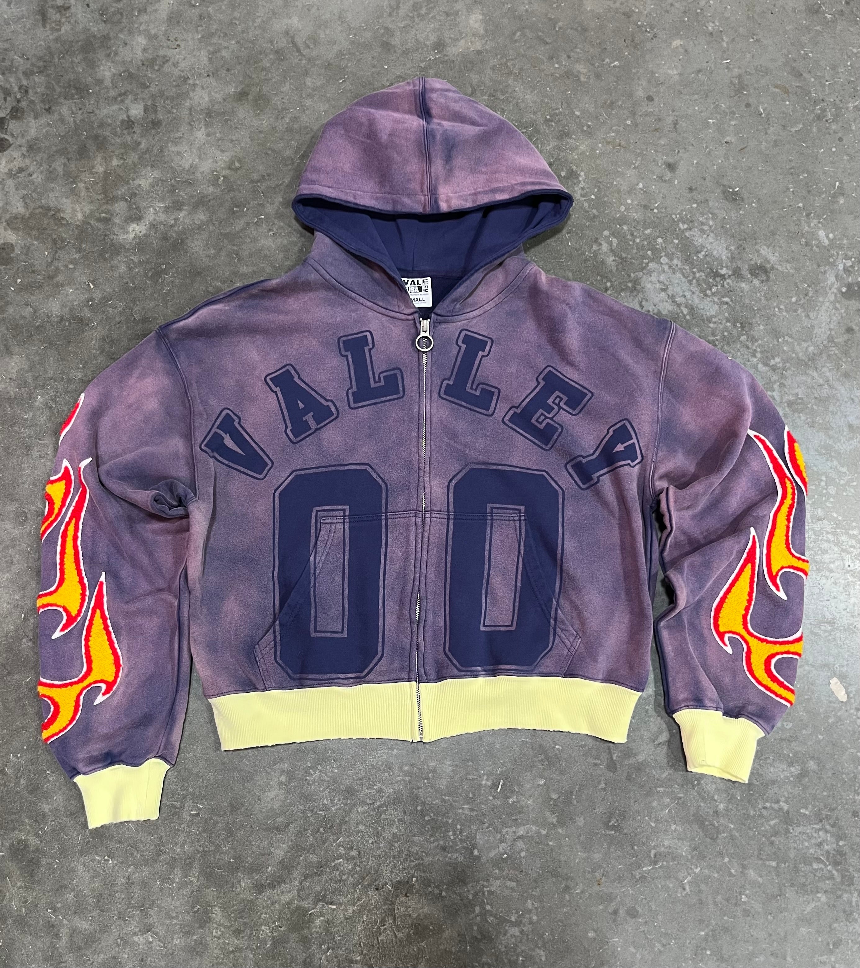 Vale Chimera Zip Up Purple