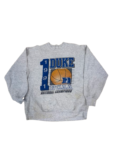 1991 duke National Champ Sweater