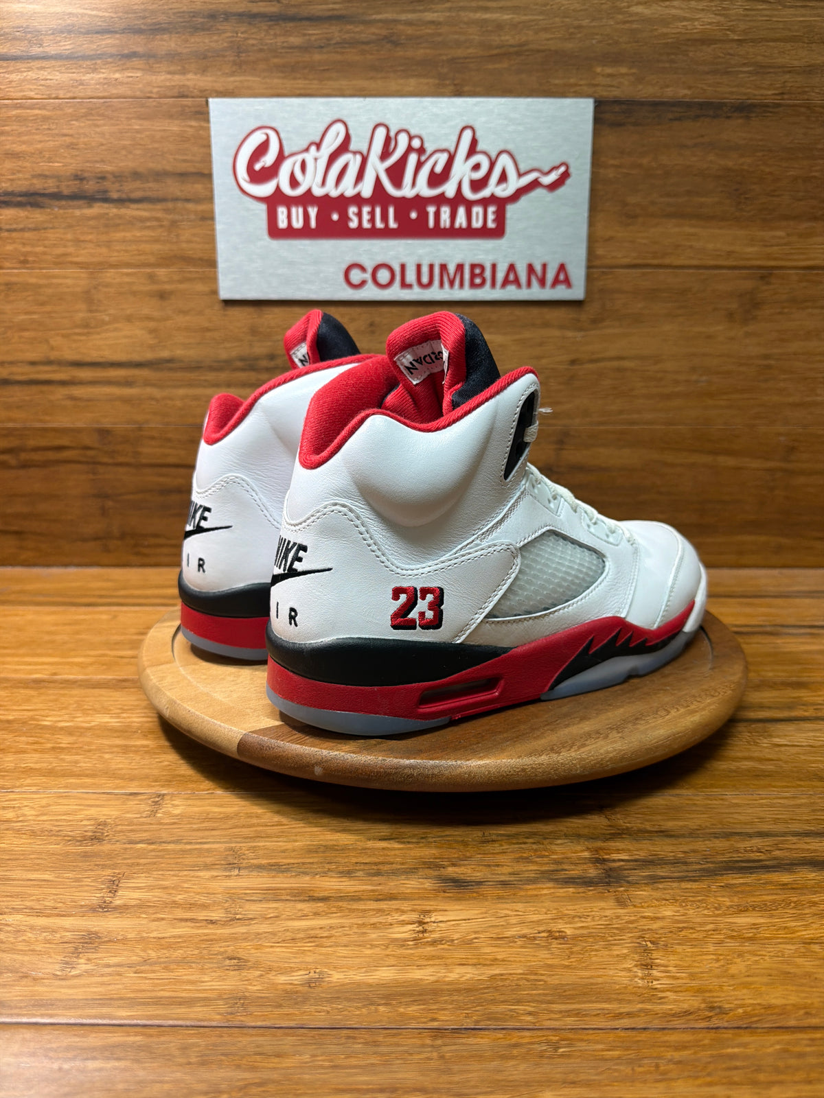Jordan 5 Retro Fire Red Black Tongue (2025)