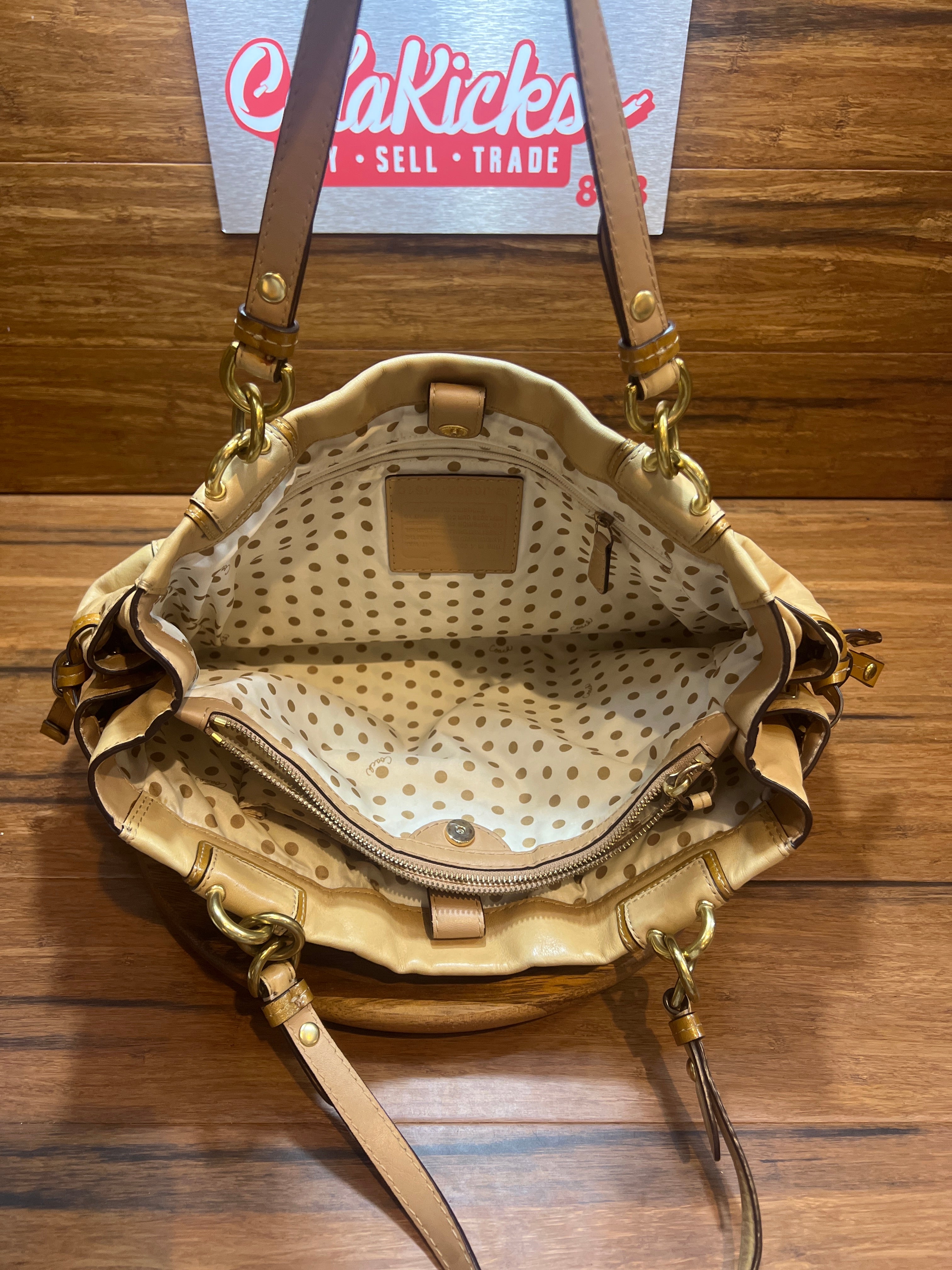 Coach Peyton Leather Carryall Bag