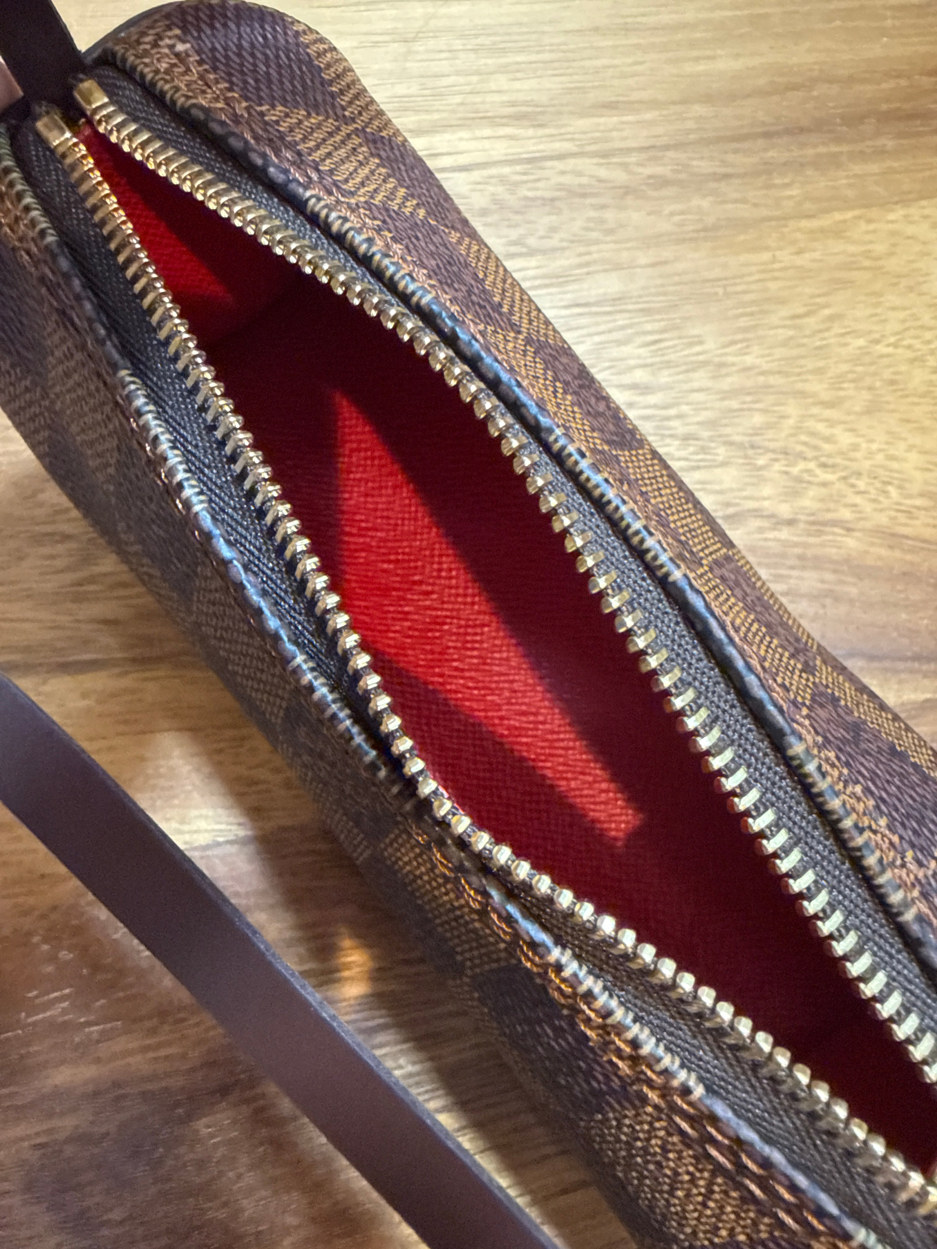 Louis Vuitton Damier Ebene Mini Papillon Pouch