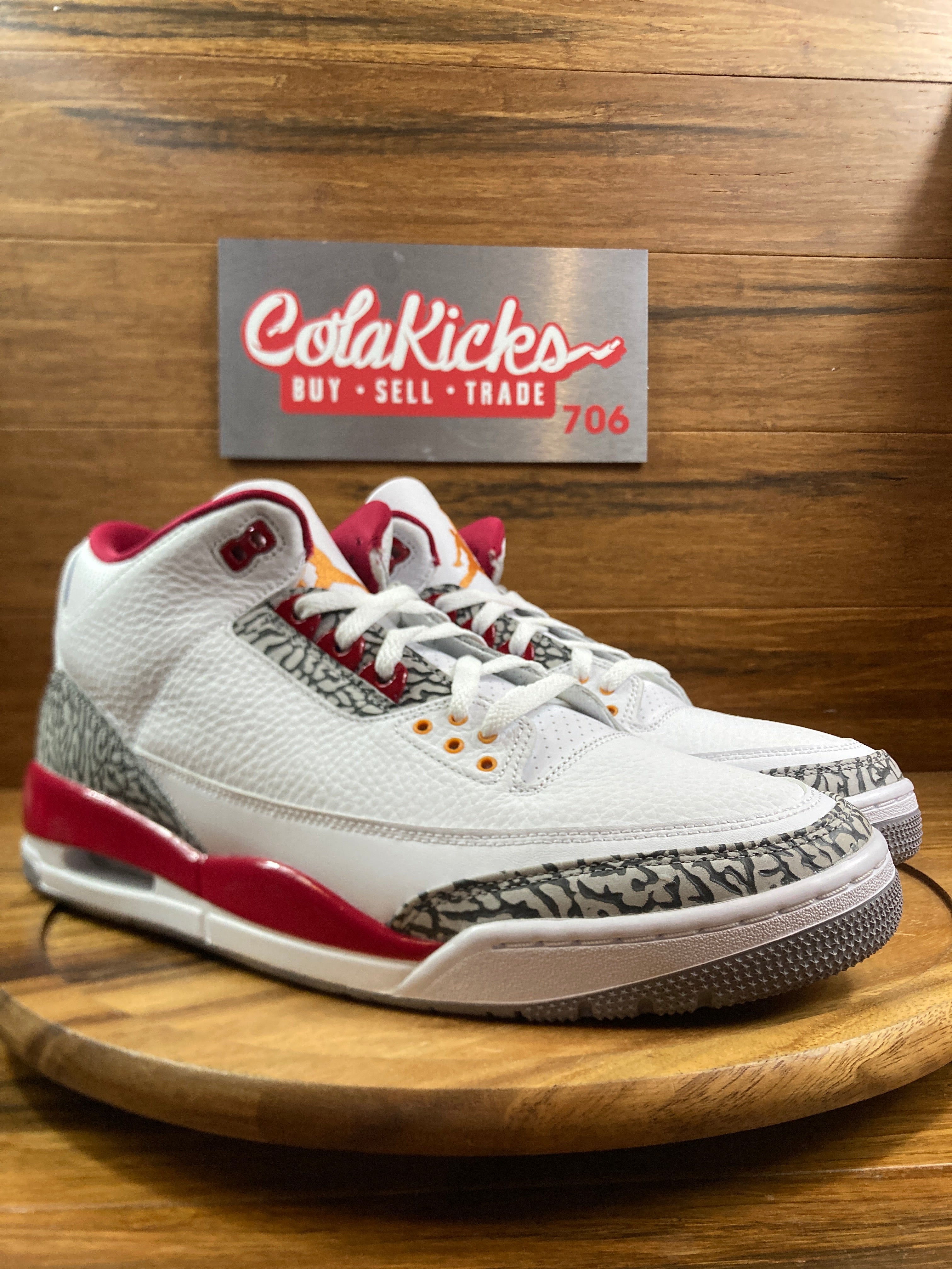 Jordan 3 Retro Cardinal Red (B-Grade)