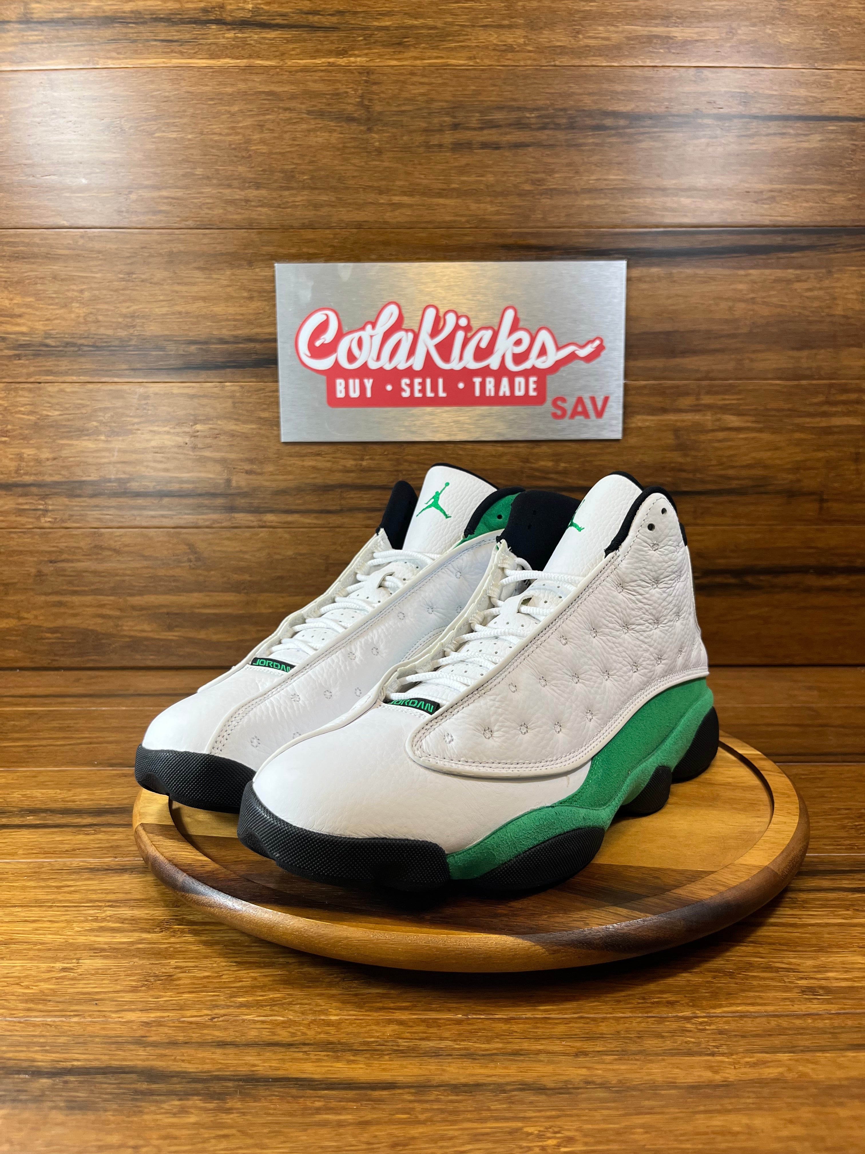 Jordan 13 Retro White Lucky Green