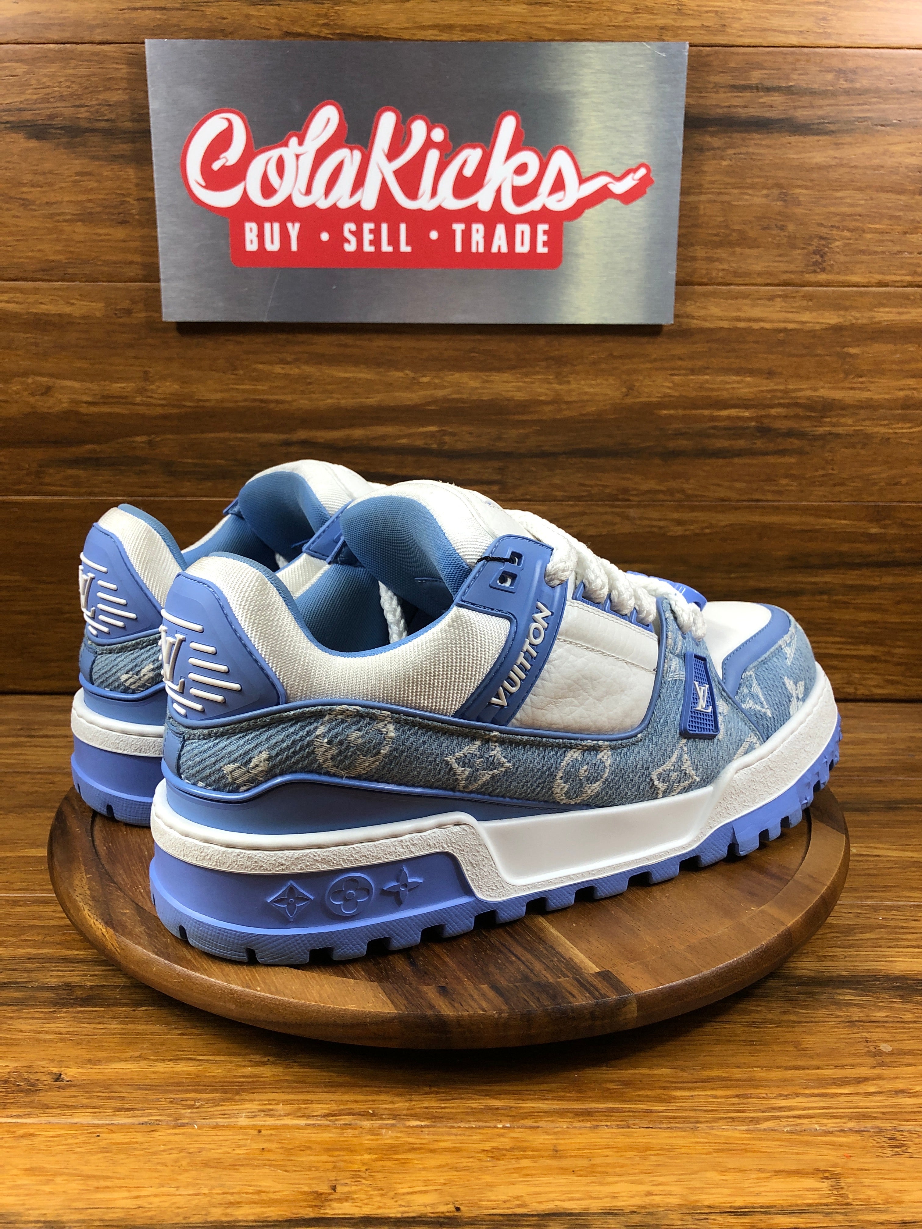 Louis Vuitton LV Trainer Maxi Blue Monogram