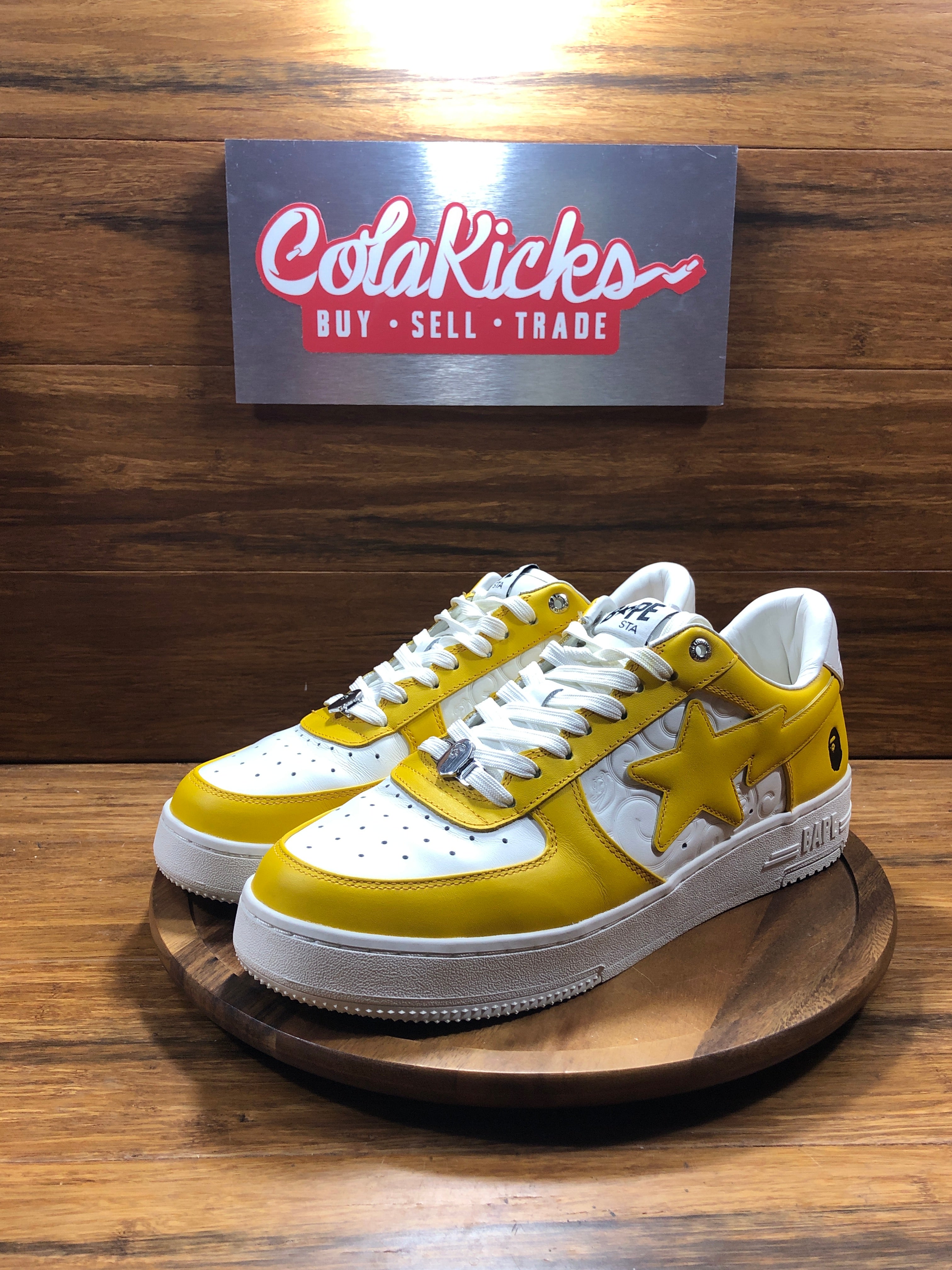 A Bathing Ape Bape Sta Low #3 White Orange Cloud Camo