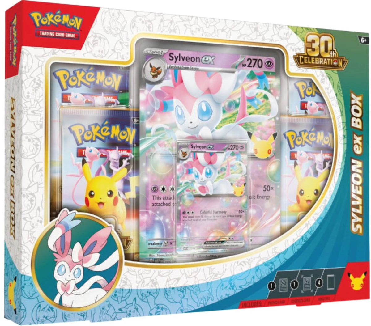 2026 Pokémon Mega Evolution 30th Celebration Sylveon ex Box Wax Set