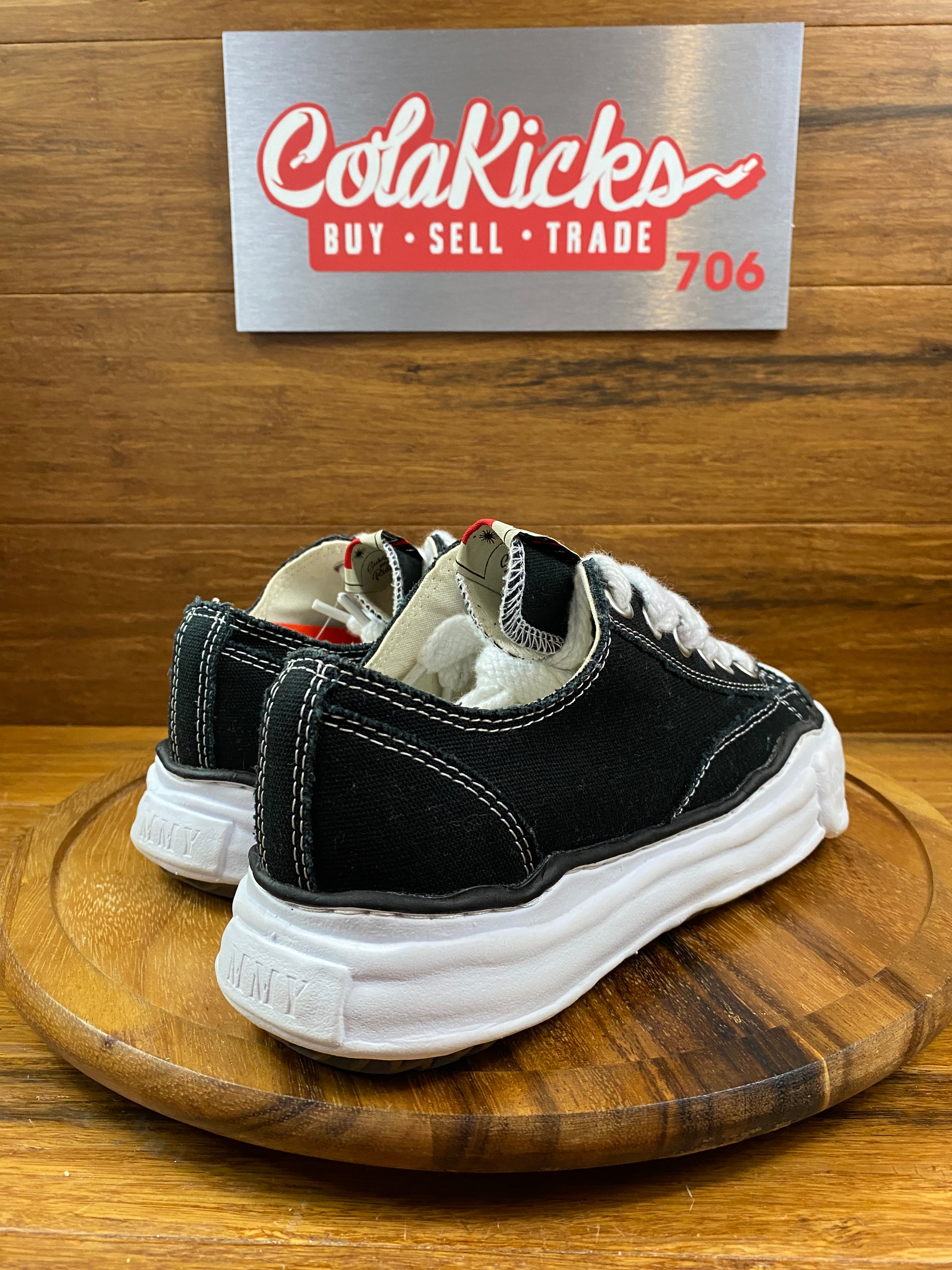 Maison Mihara Yasuhiro Peterson OG Sole Canvas Low Black