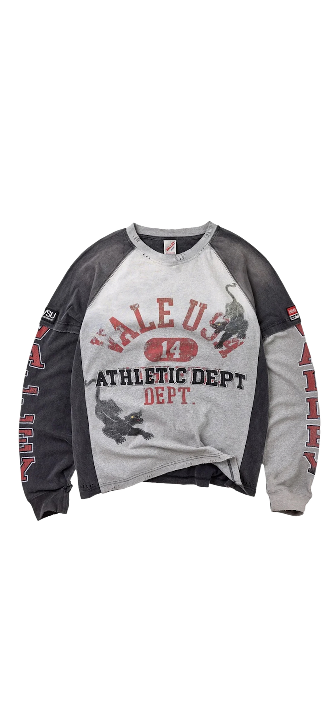 Vale Forever Varsity L/S Grey/Red