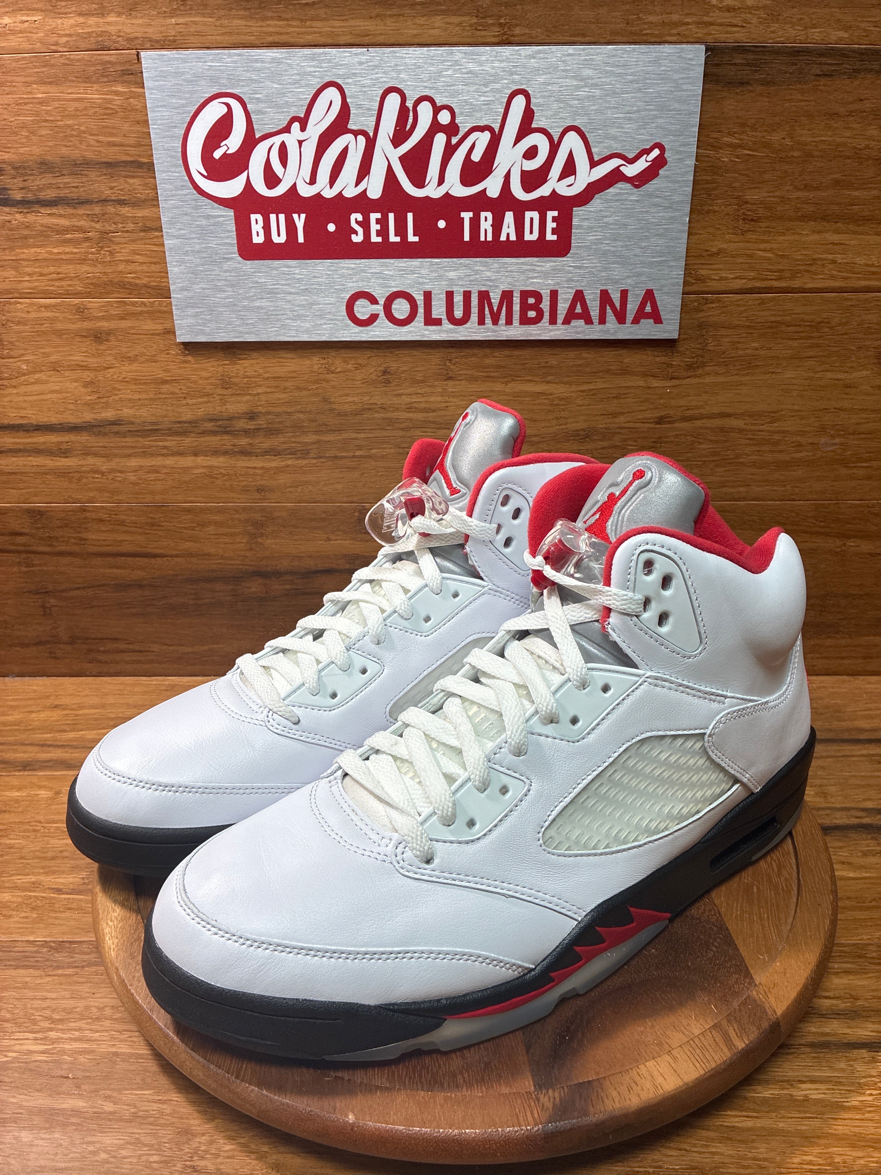 Jordan 5 Retro Fire Red Silver Tongue (2020)