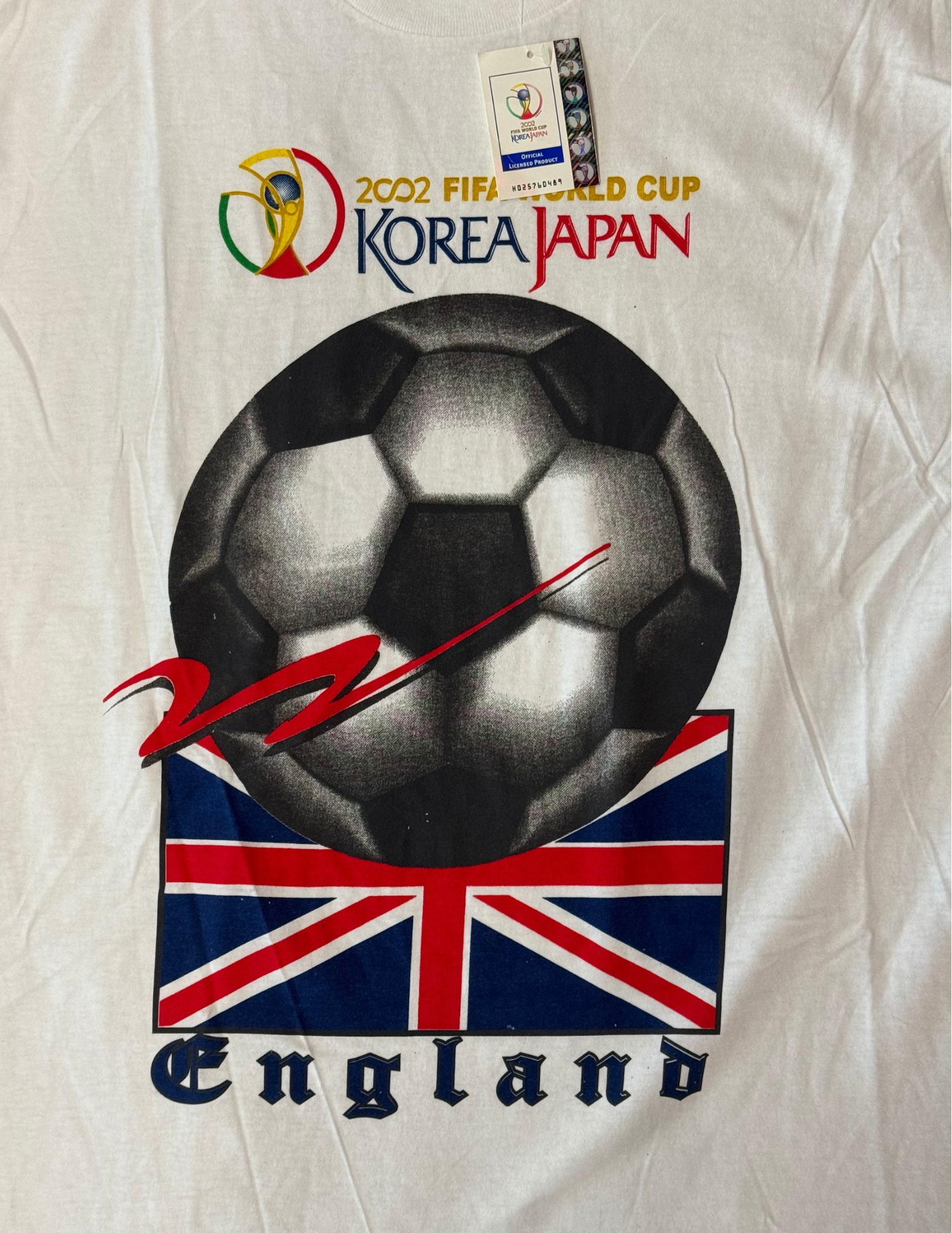 England 2002 World Cup Tee