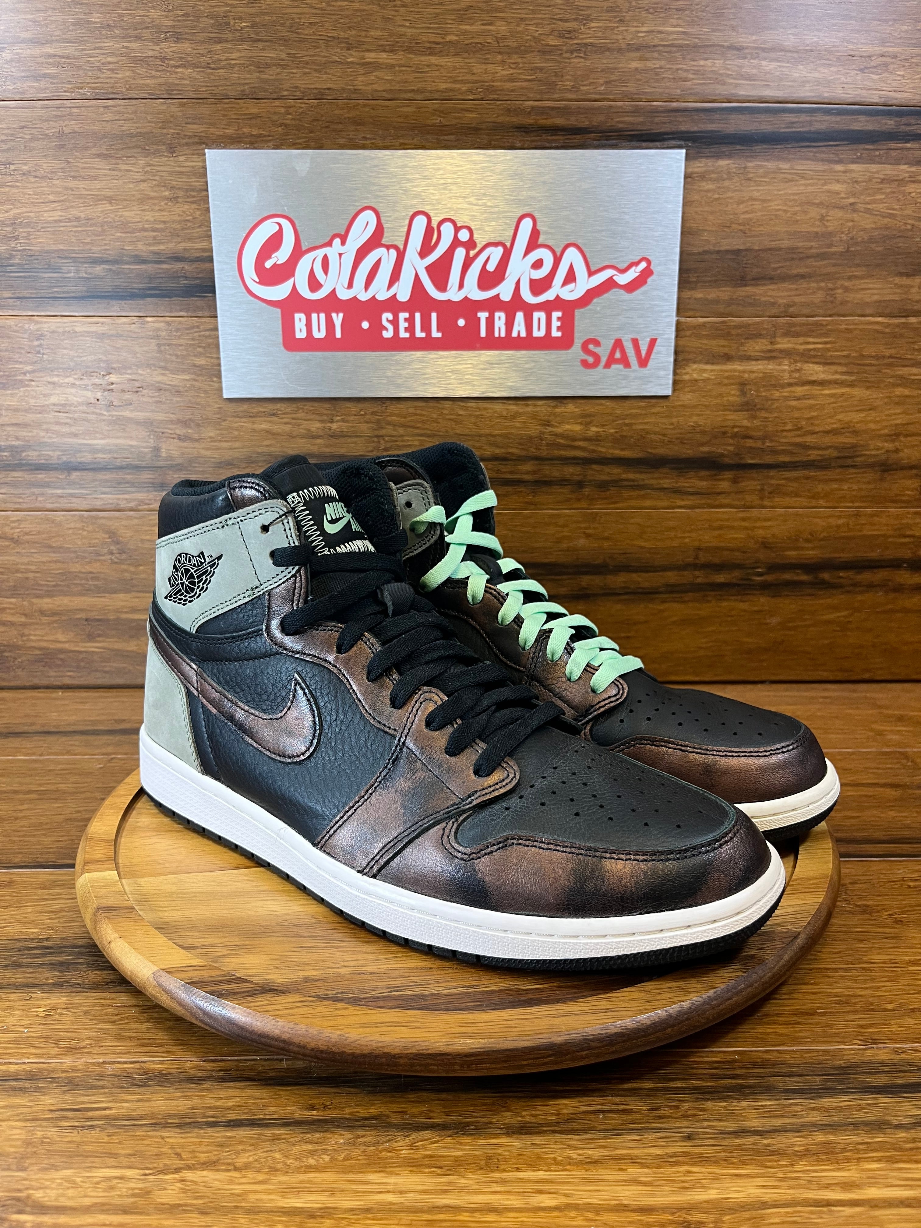 Jordan 1 Retro High Light Army Rust Shadow Patina
