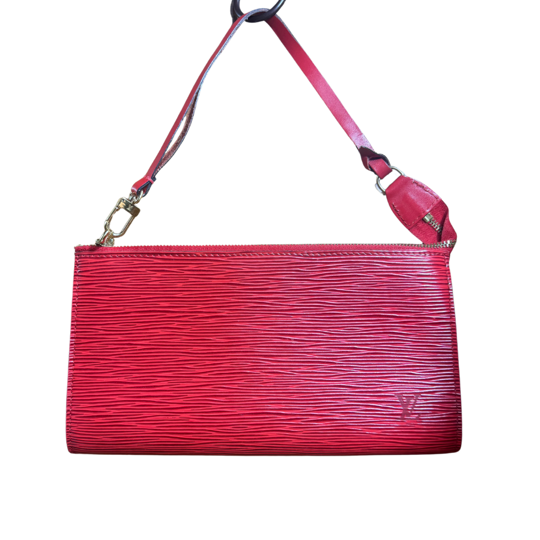 Louis Vuitton Epi Leather Pochette Red