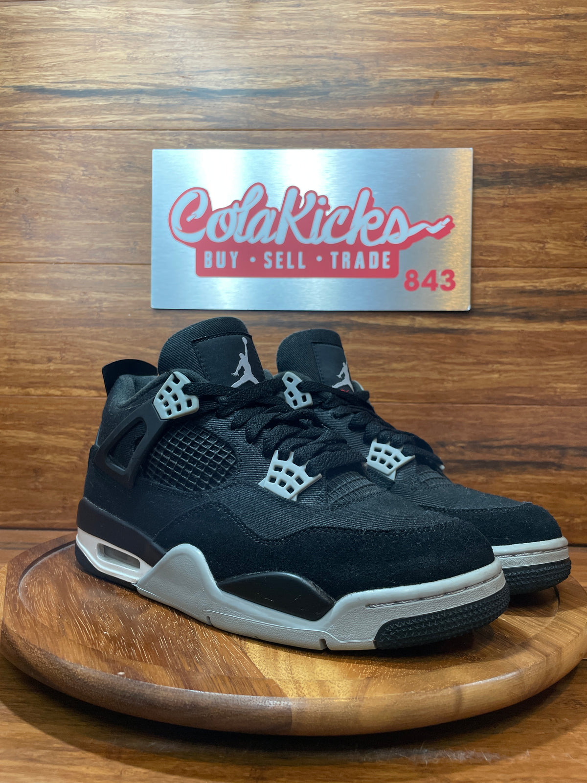 Jordan 4 Retro SE Black Canvas
