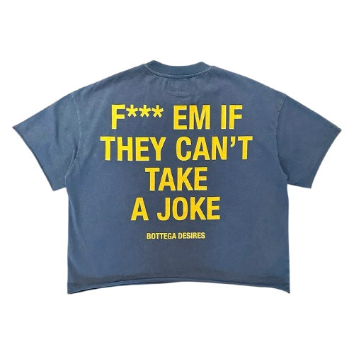 BOTTEGA DESIRES F*** EM TEE BLUE