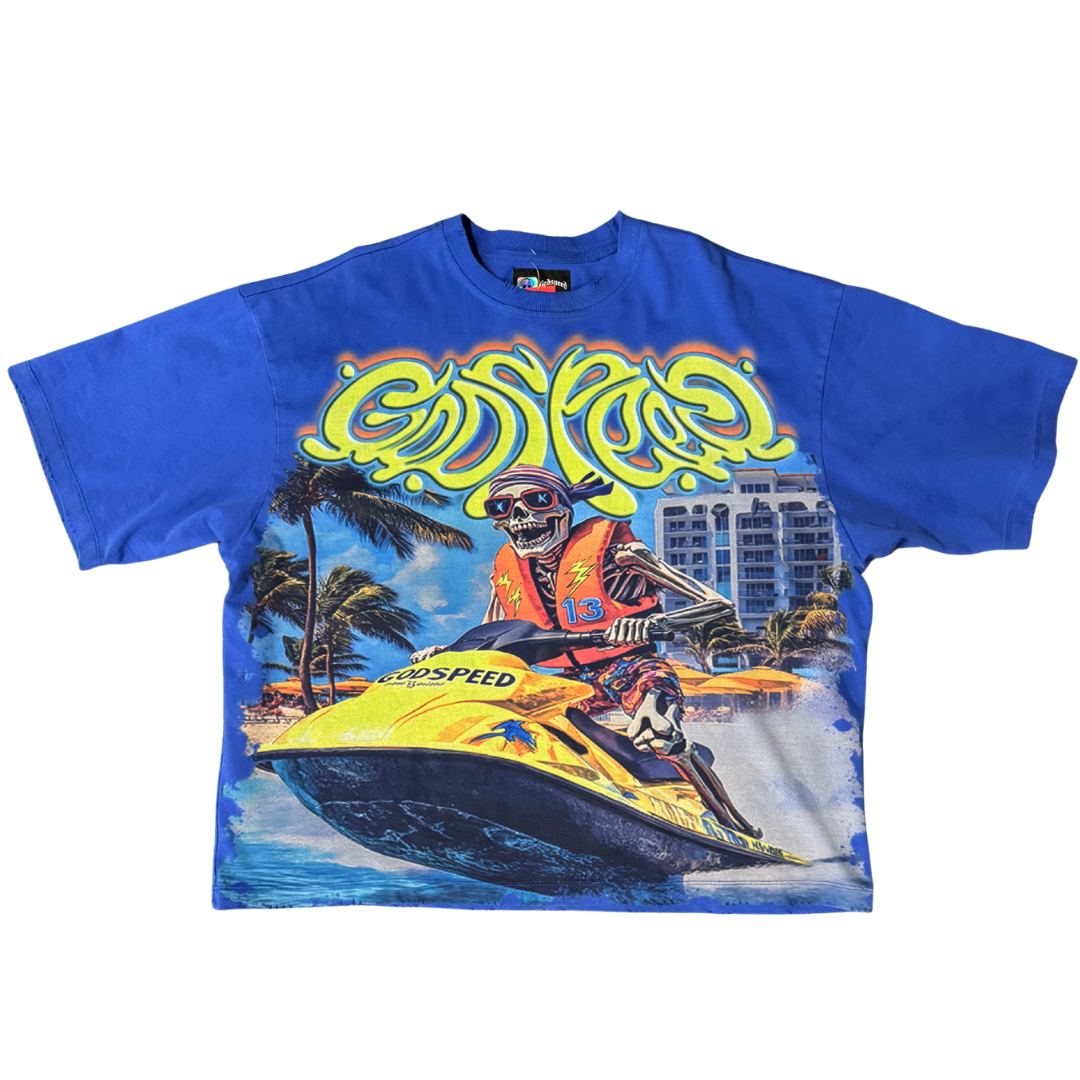 Godspeed Waverunner T-shirt Royal Blue