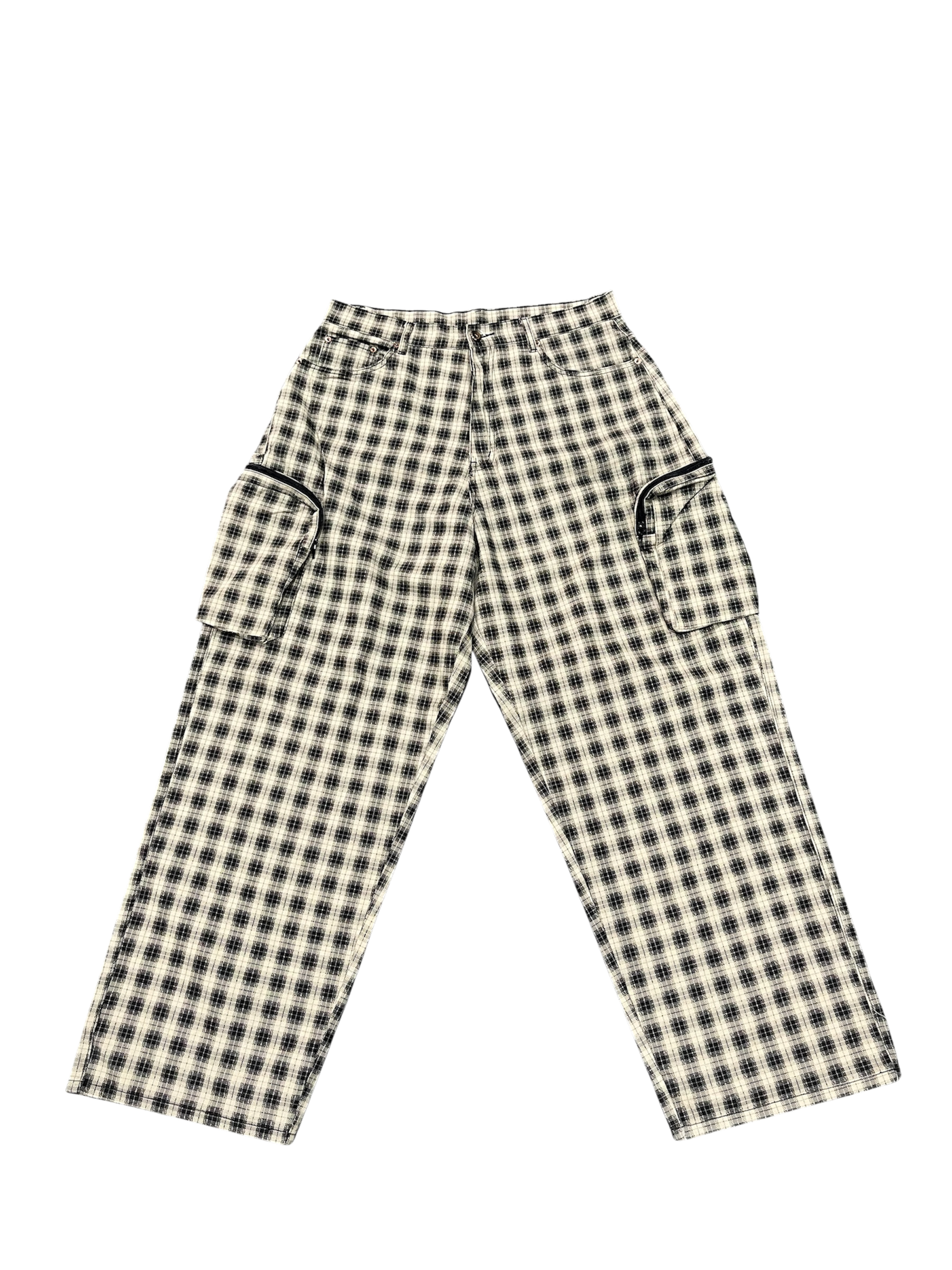 GV Gallery Plaid Oversized Cargo Pant