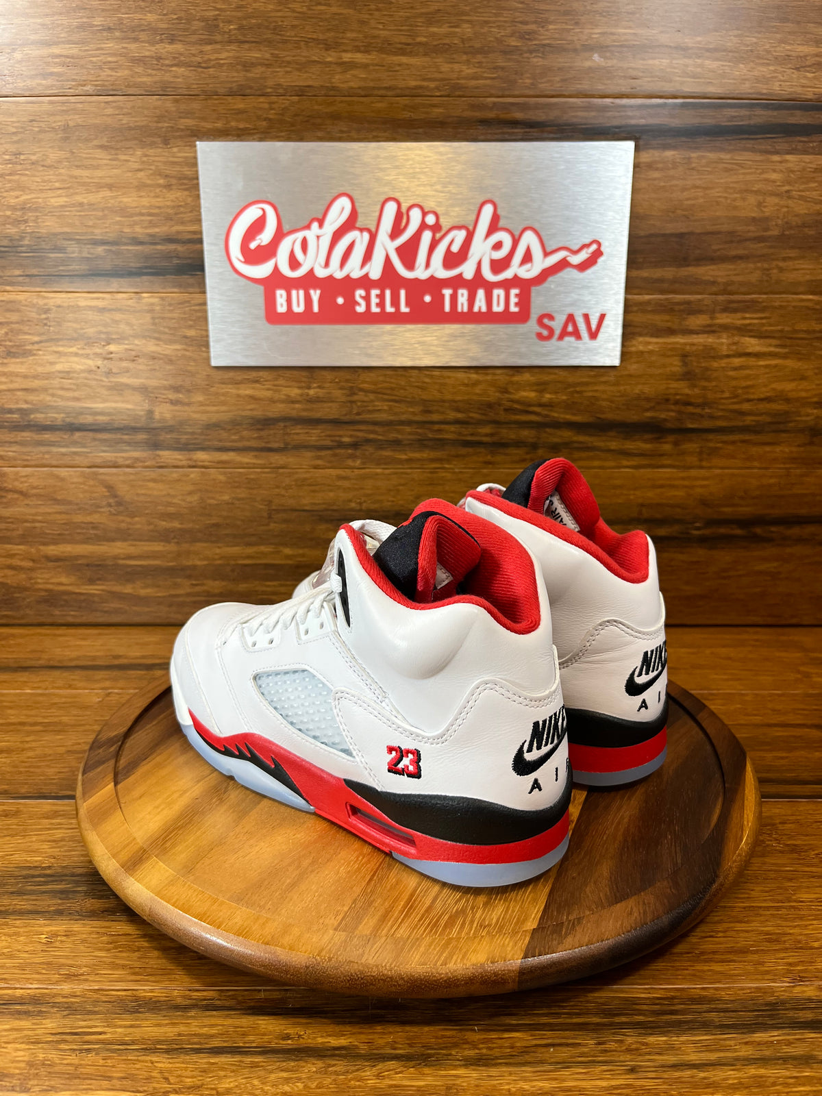 Jordan 5 Retro Fire Red Black Tongue (2025) (GS)