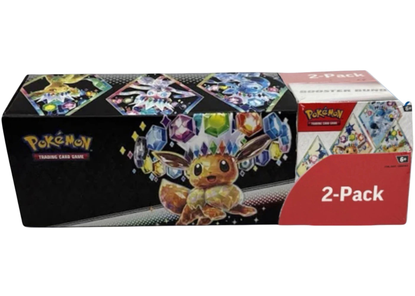 Pokémon Prismatic Evolutions Surprise Box (Sam's Club Exclusive) Booster Bundle 2 Pack Wax Set